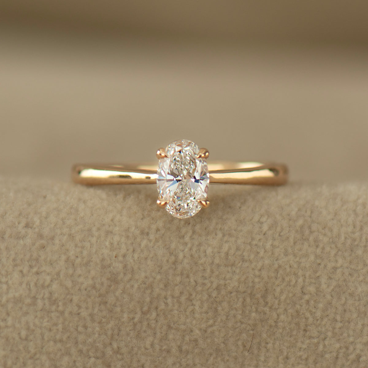 Secret Gemstone Solitaire Ring