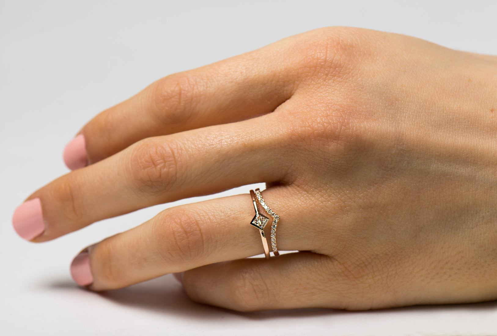 Solitaire Princess Diamond Set
