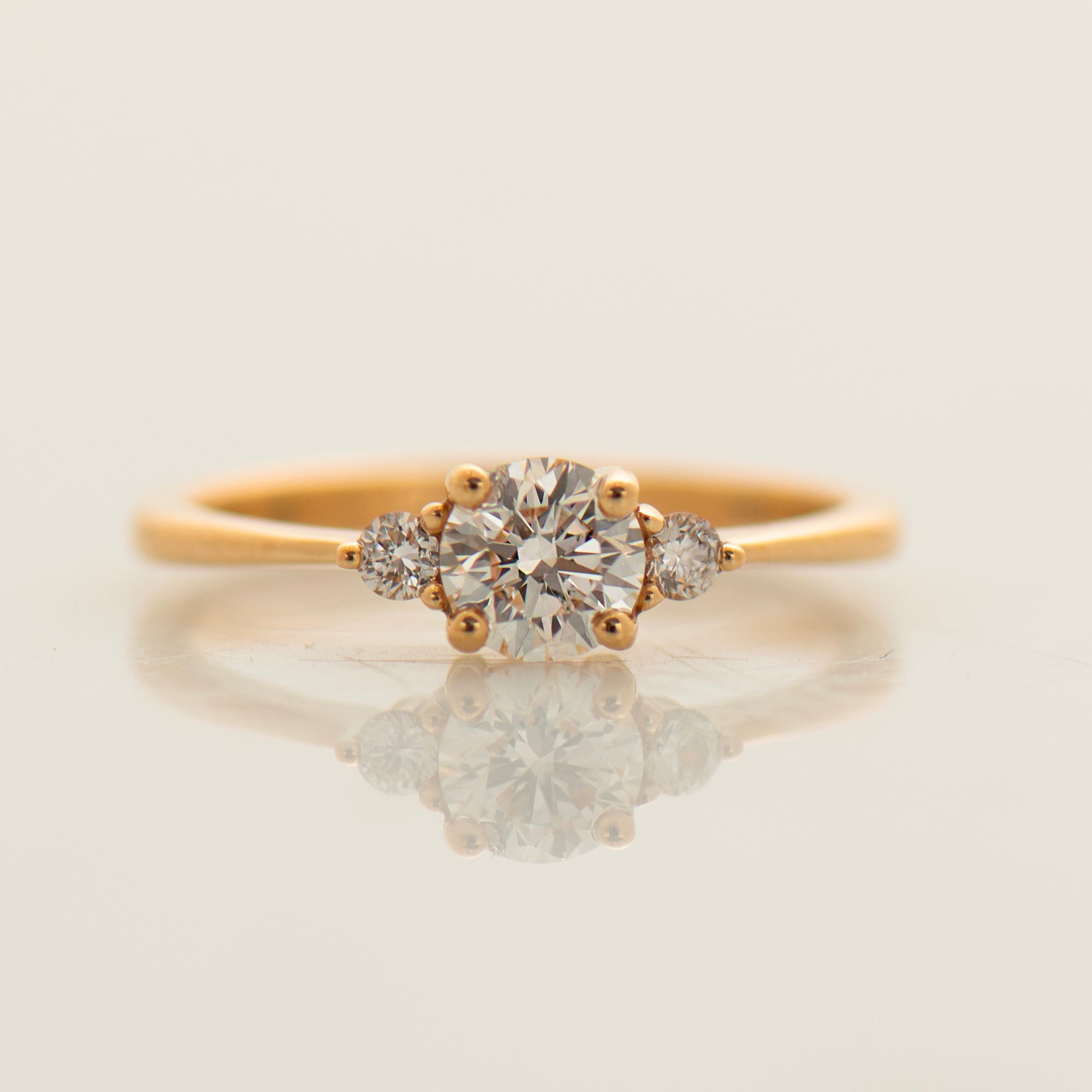 Three Stones Engagement Ring