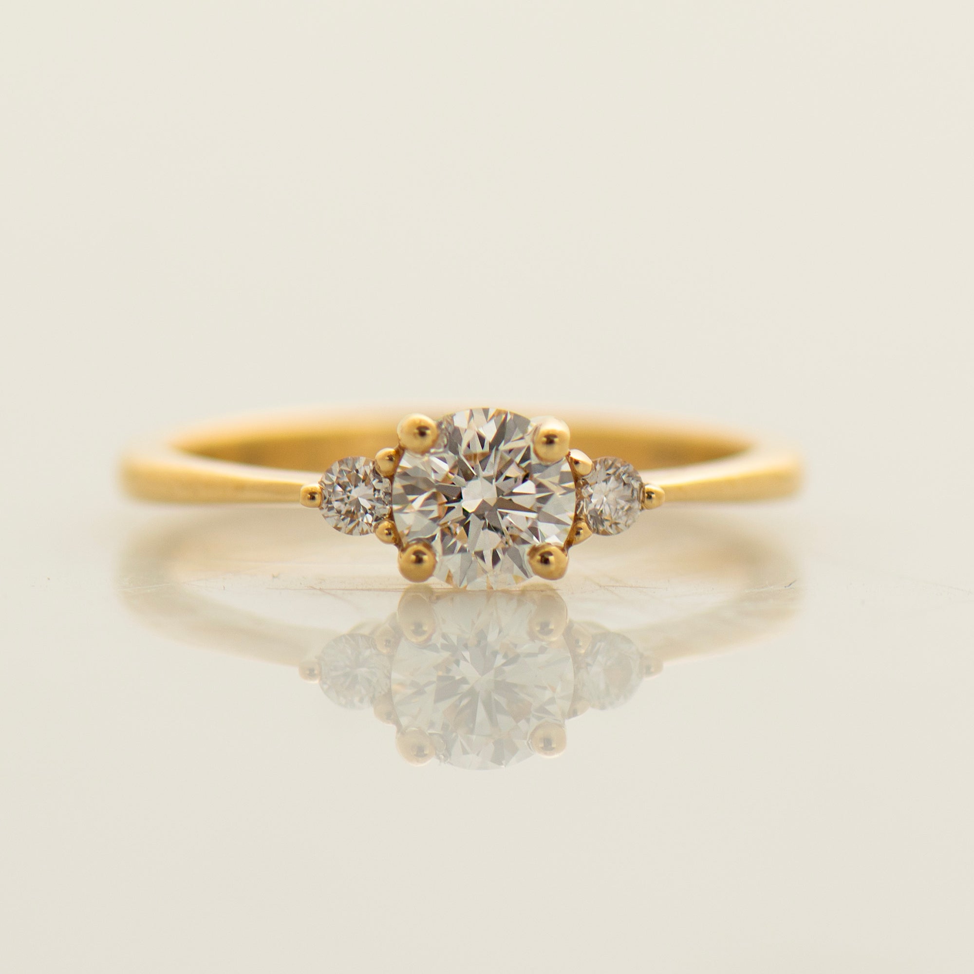 Three Stones Engagement Ring