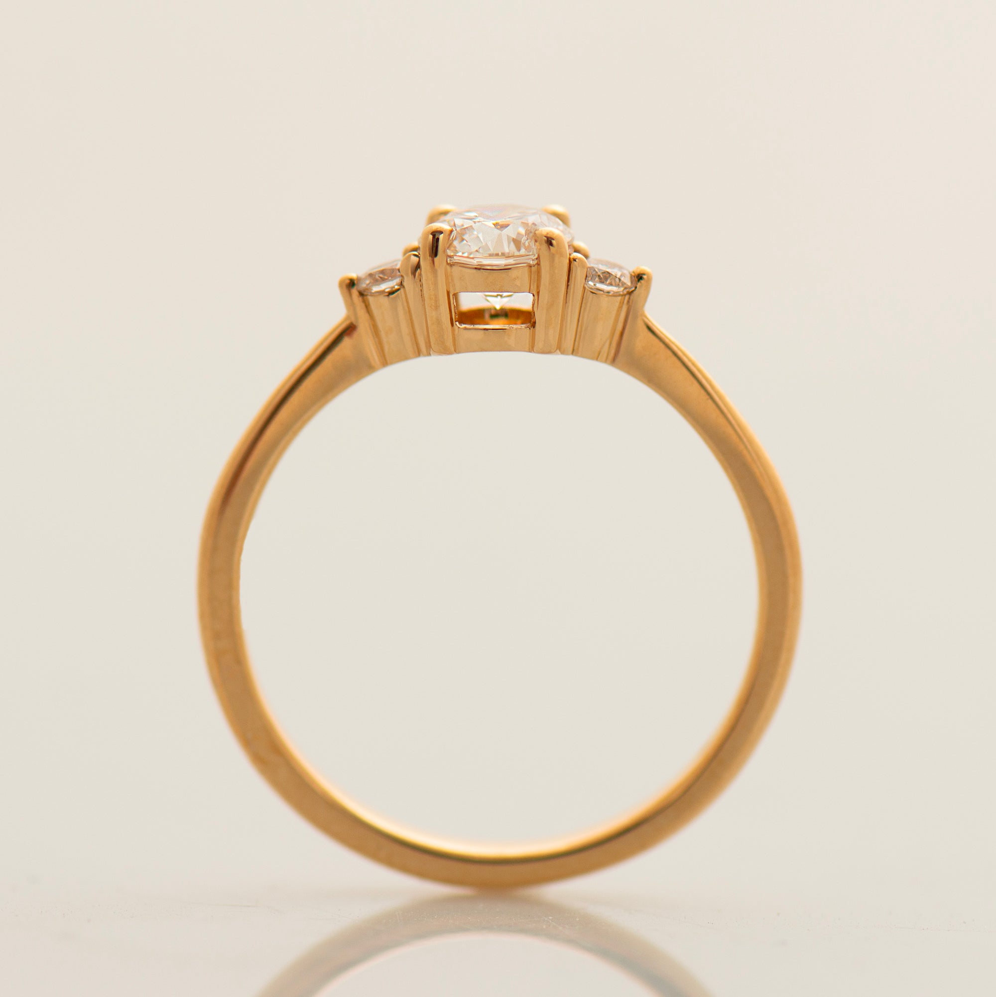 Three Stones Engagement Ring
