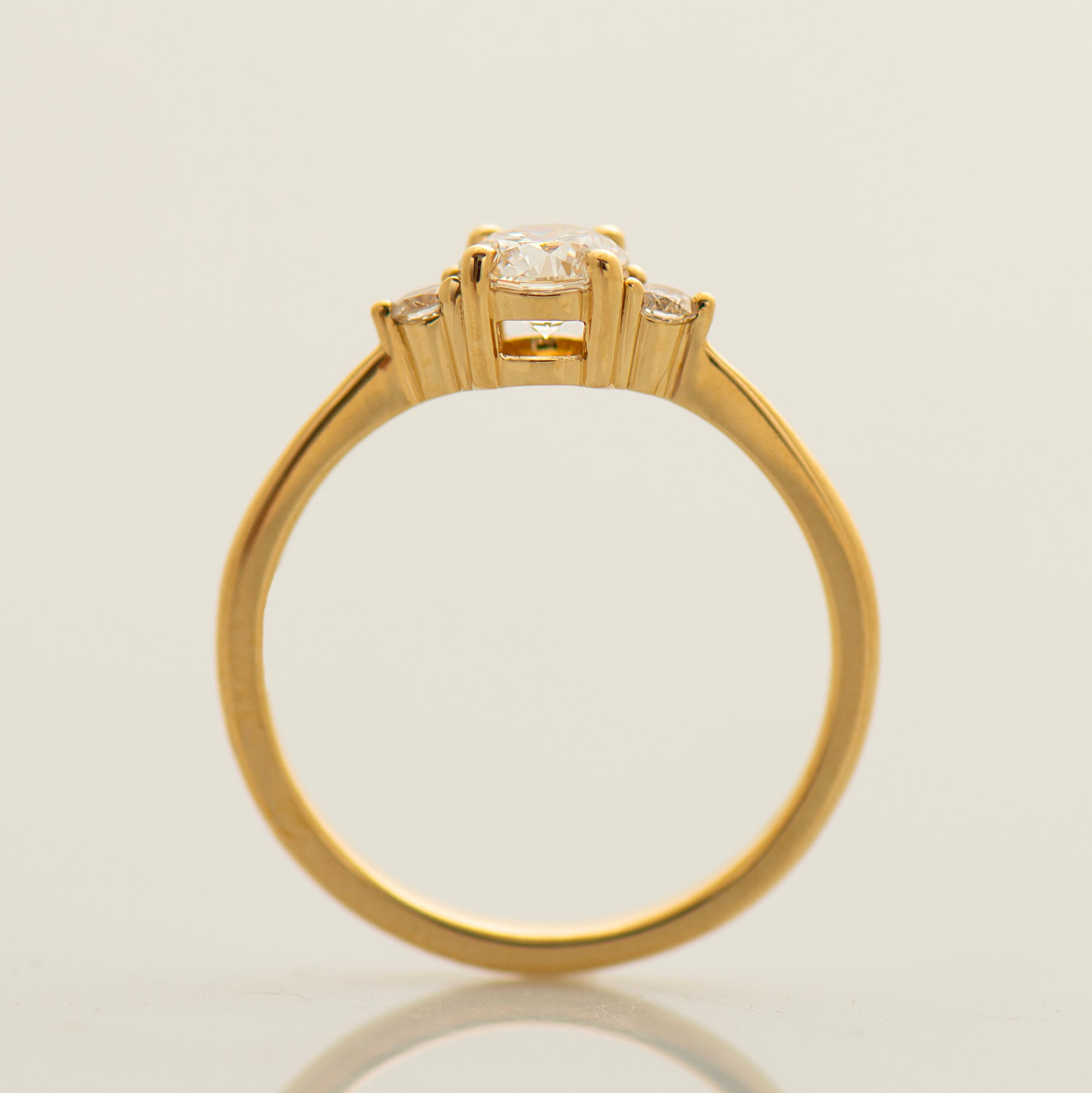 Three Stones Engagement Ring
