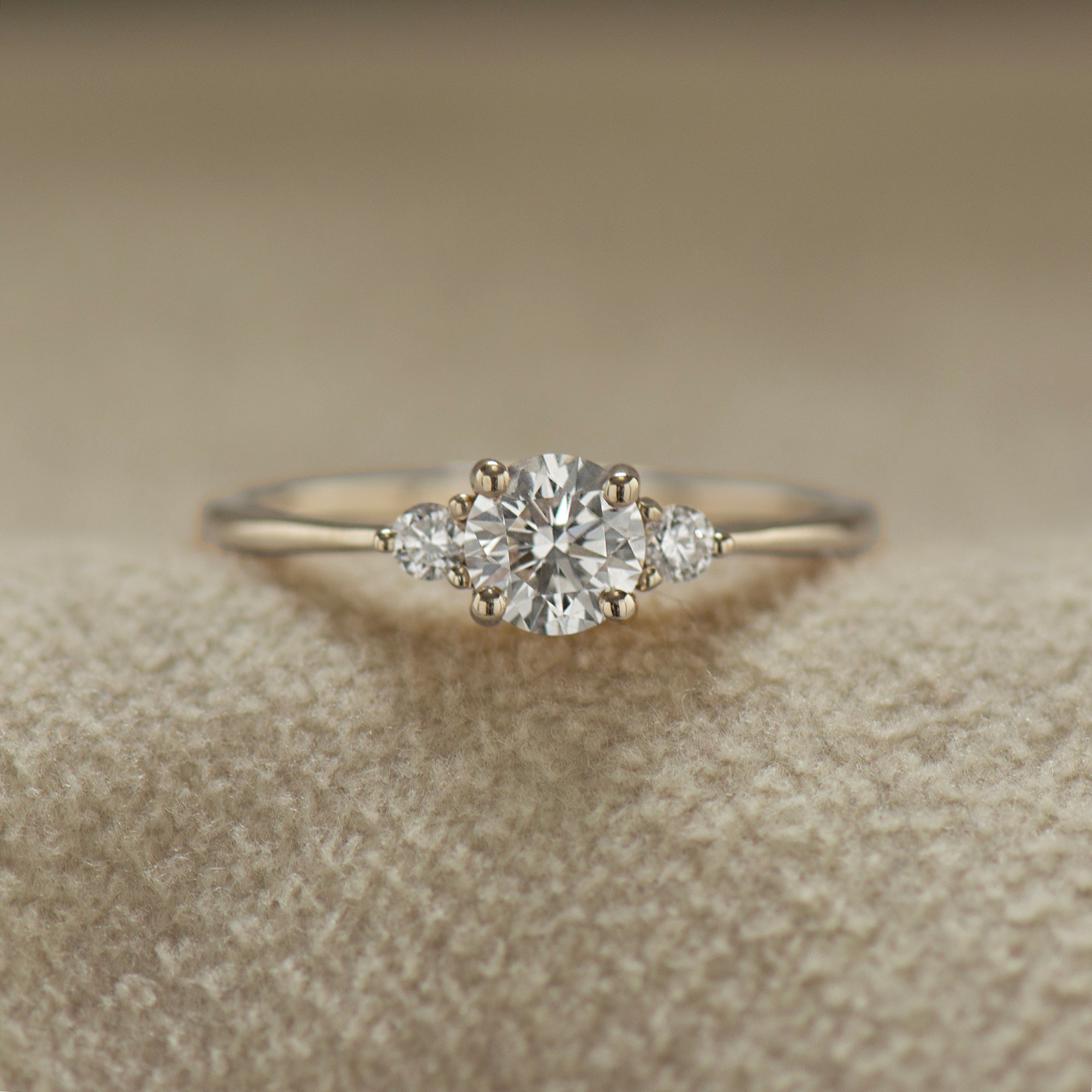 Three Stones Engagement Ring