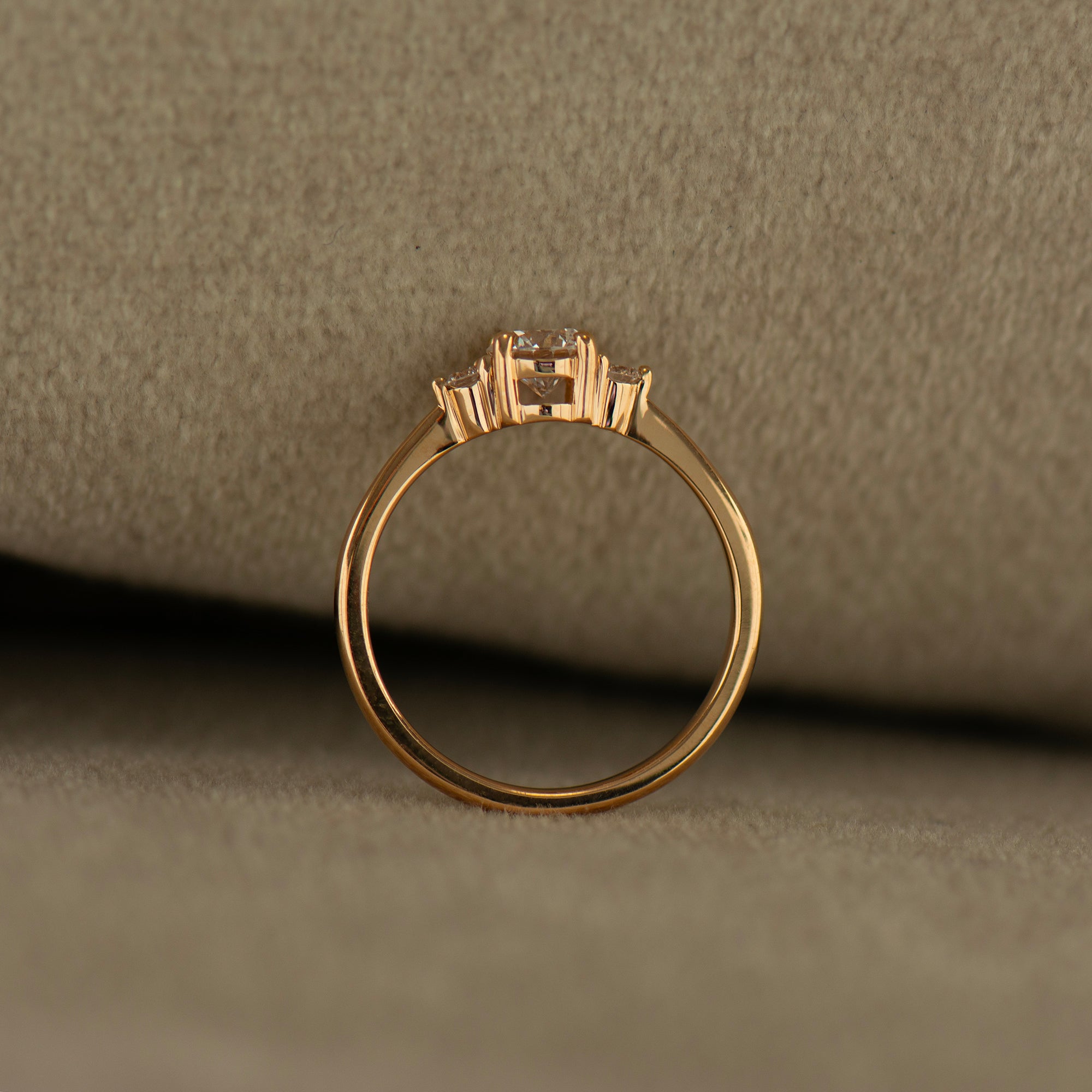Three Stones Engagement Ring