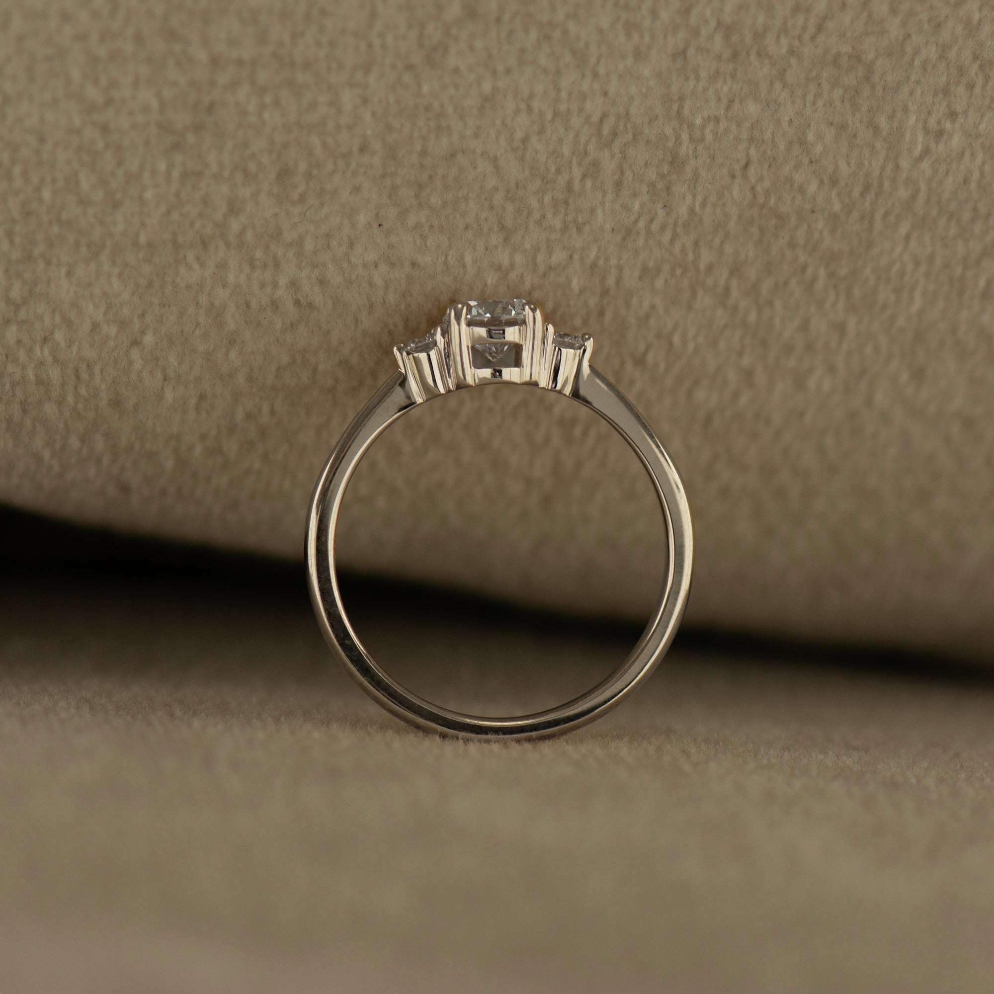Three Stones Engagement Ring