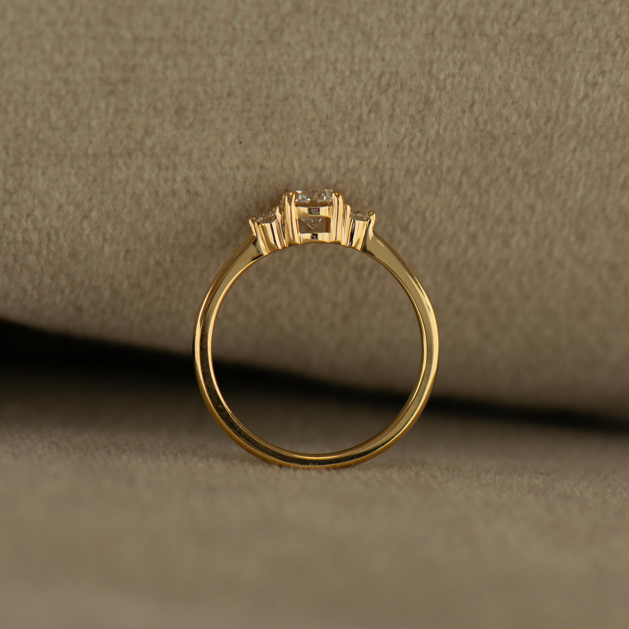 Three Stones Engagement Ring