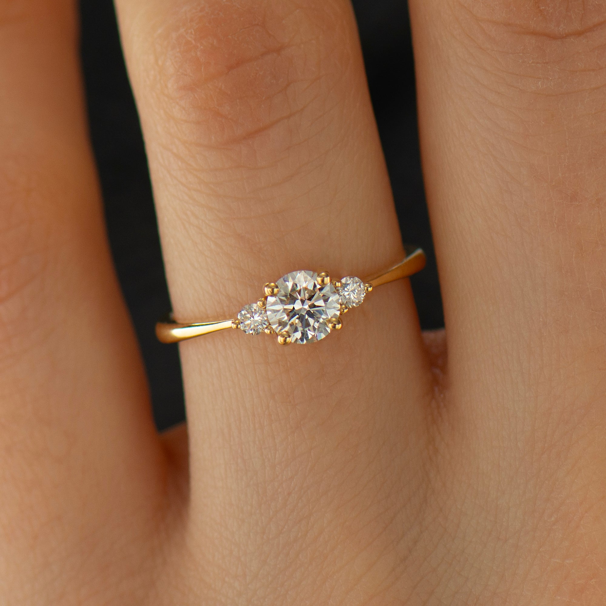 Three Stones Engagement Ring