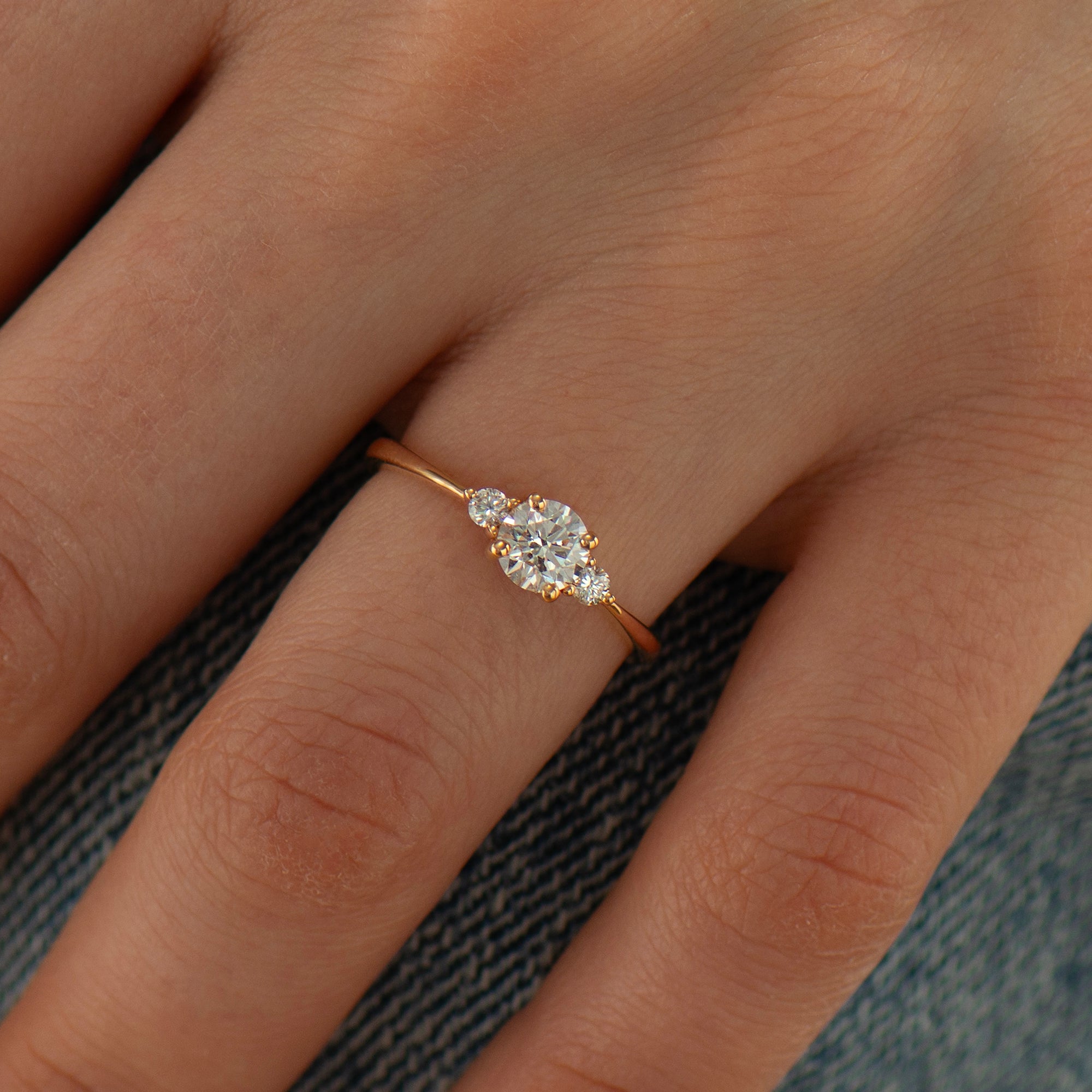 Three Stones Engagement Ring