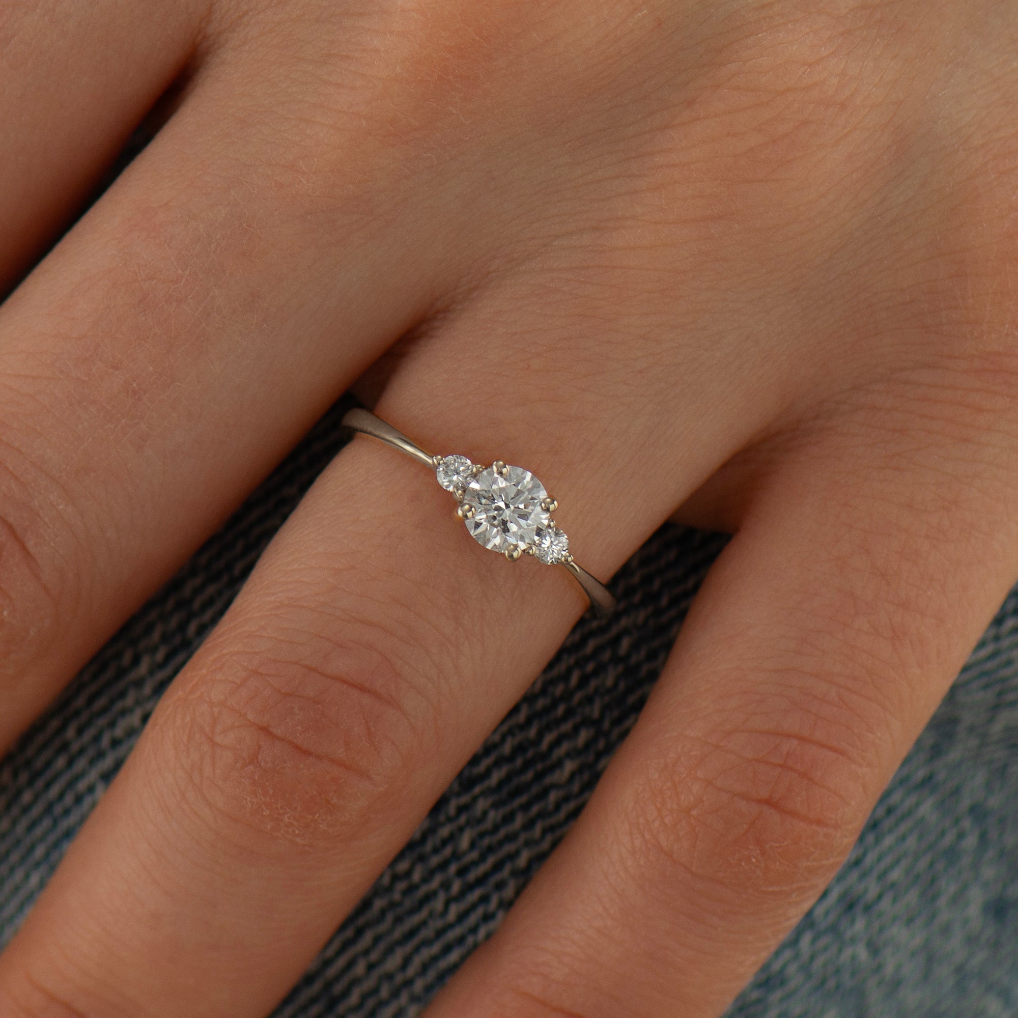 Three Stones Engagement Ring