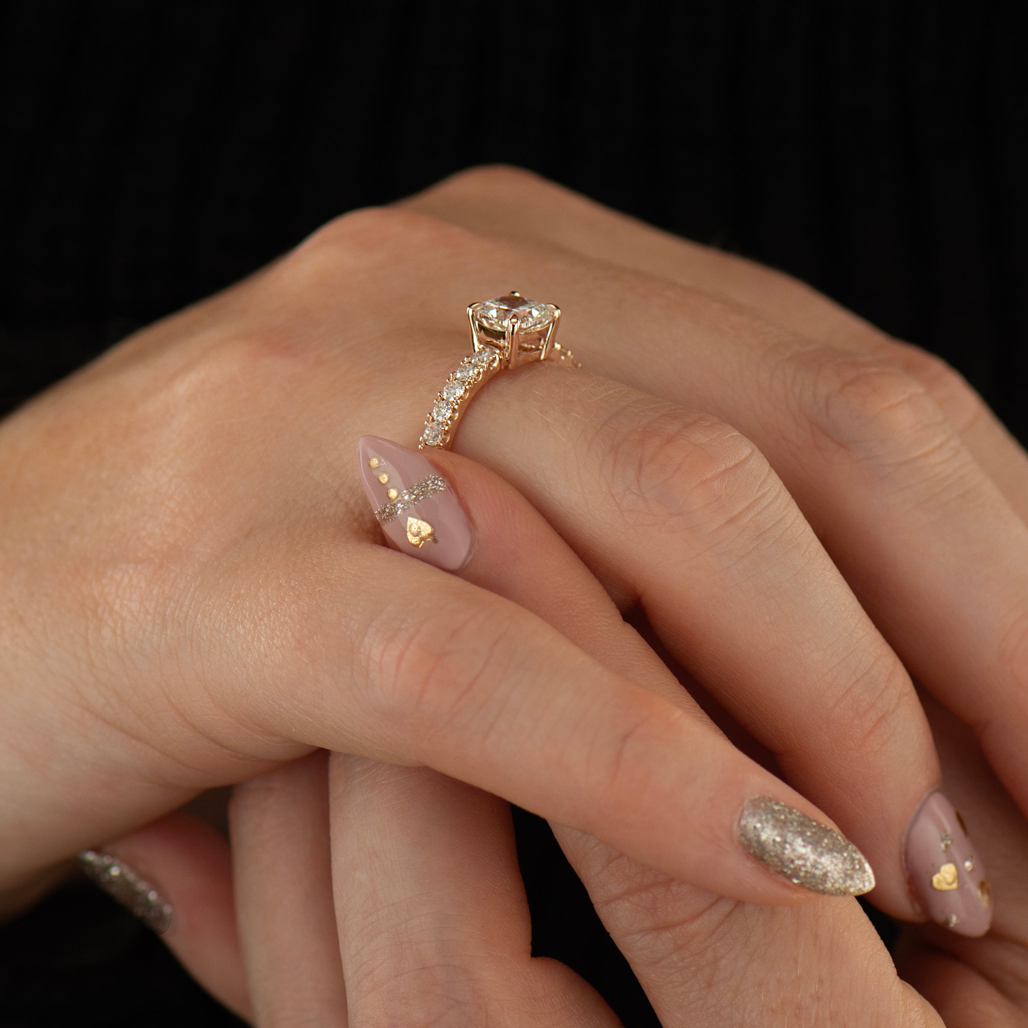 Squarish Cushion Engagement Ring