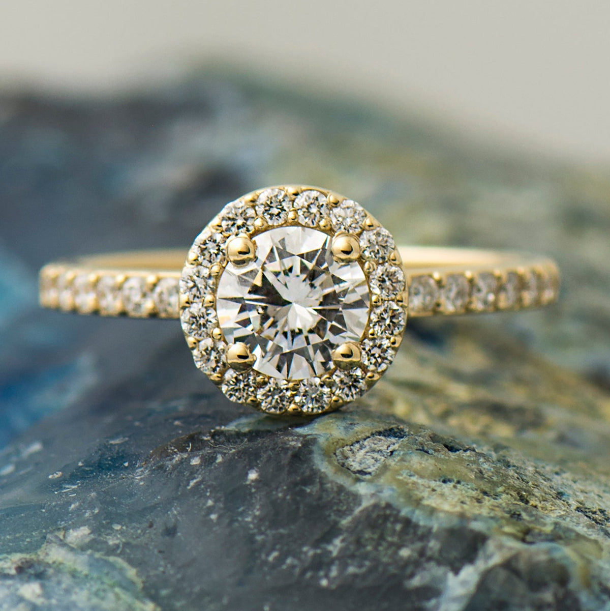 The Round Halo Ring