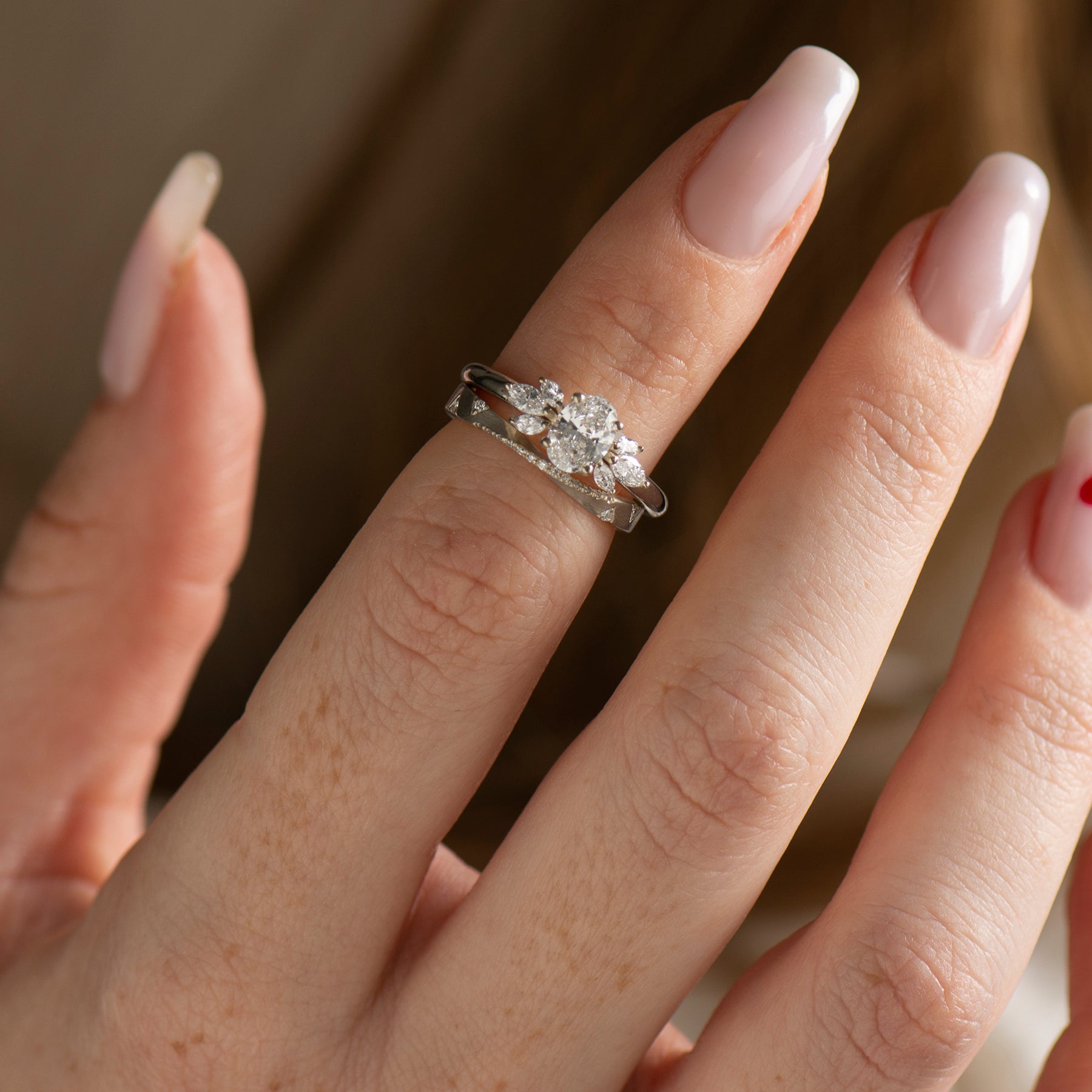 Mobius Diamonds Wedding Ring
