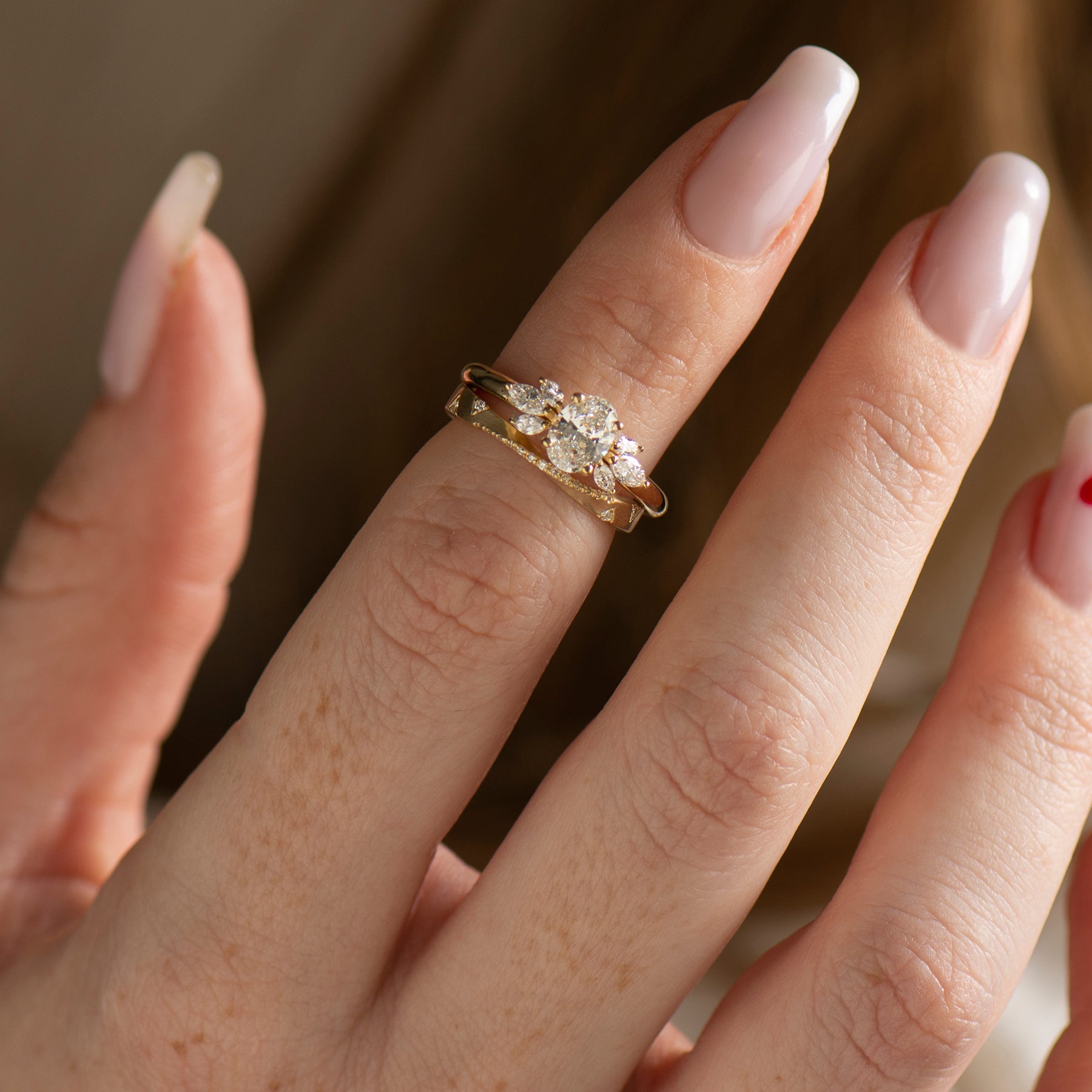 Mobius Diamonds Wedding Ring