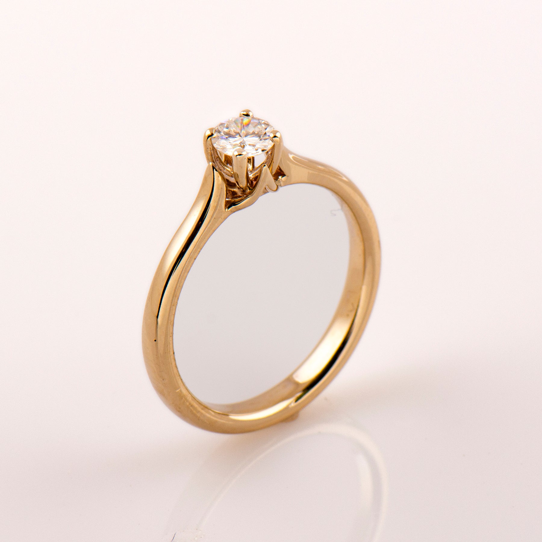 Solitaire Lab Diamond Ring