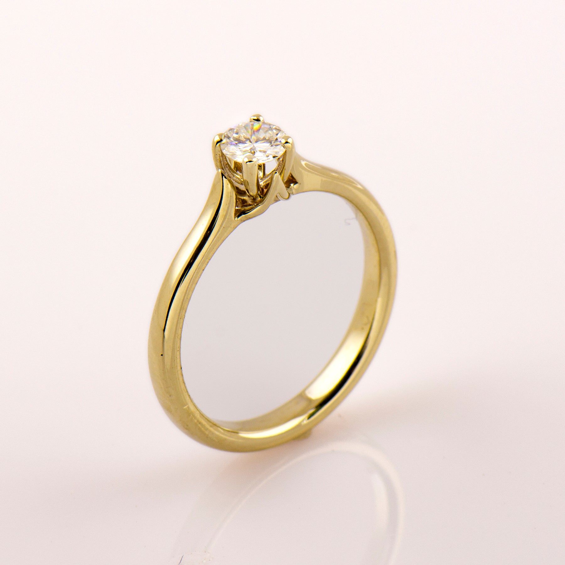 Solitaire Lab Diamond Ring