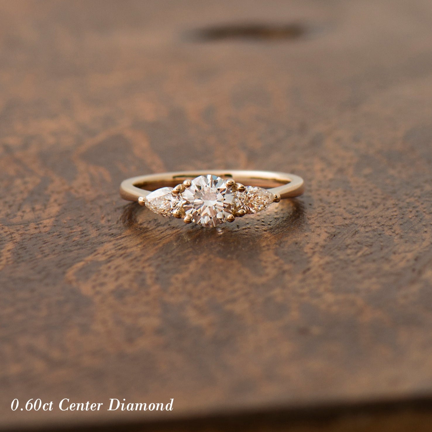 The 3 Stone Ring - Round & Pears