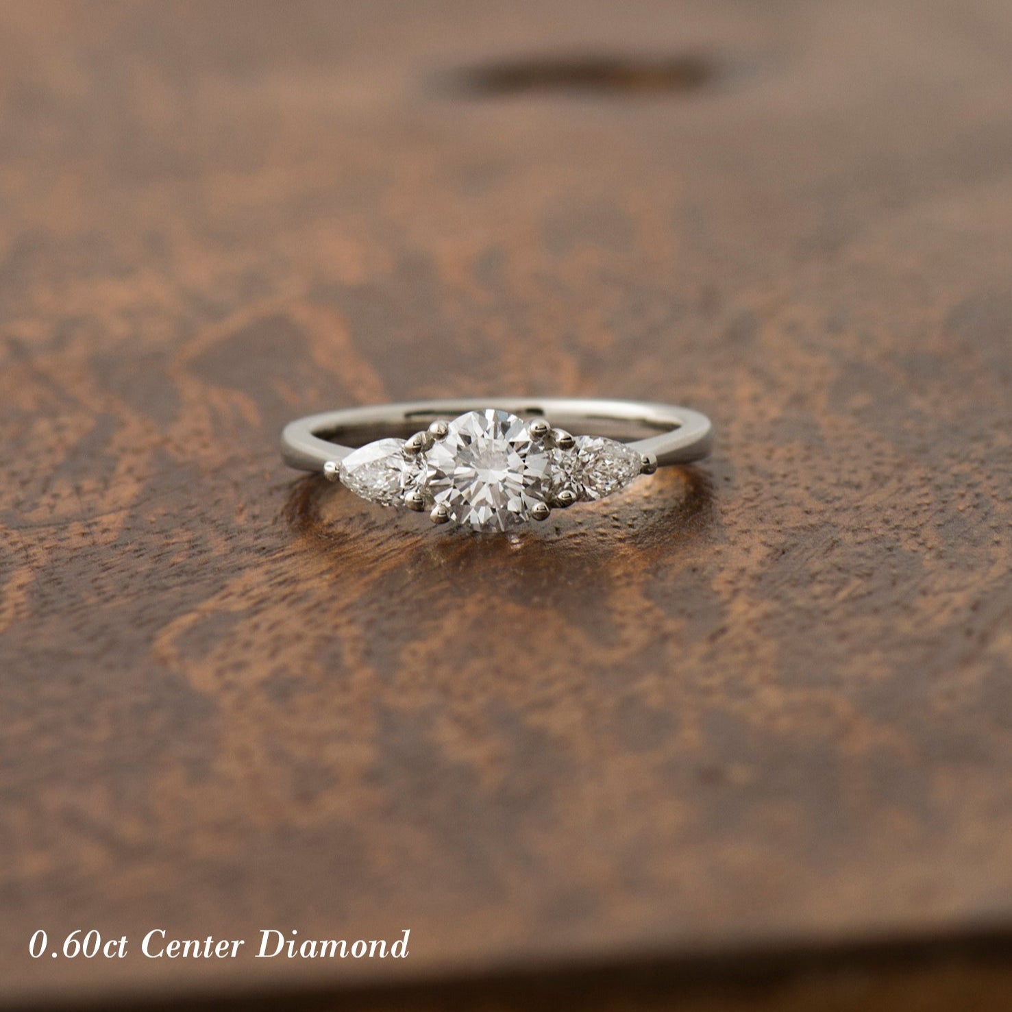 The 3 Stone Ring - Round & Pears