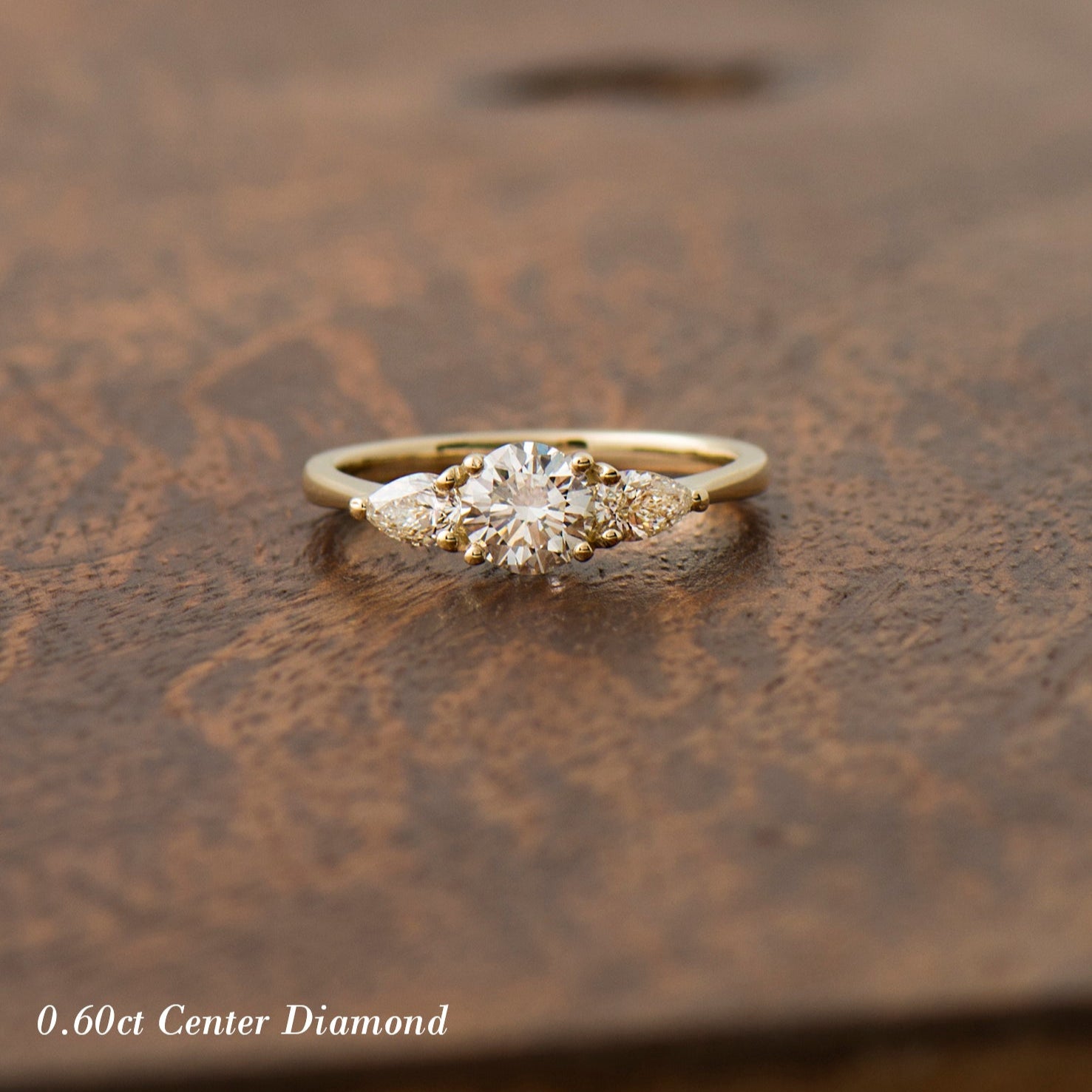 The 3 Stone Ring - Round & Pears