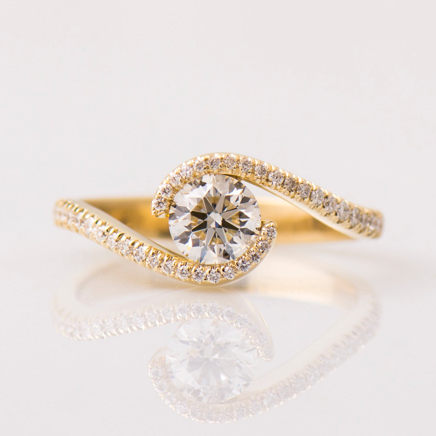 Bypass Engagement Ring