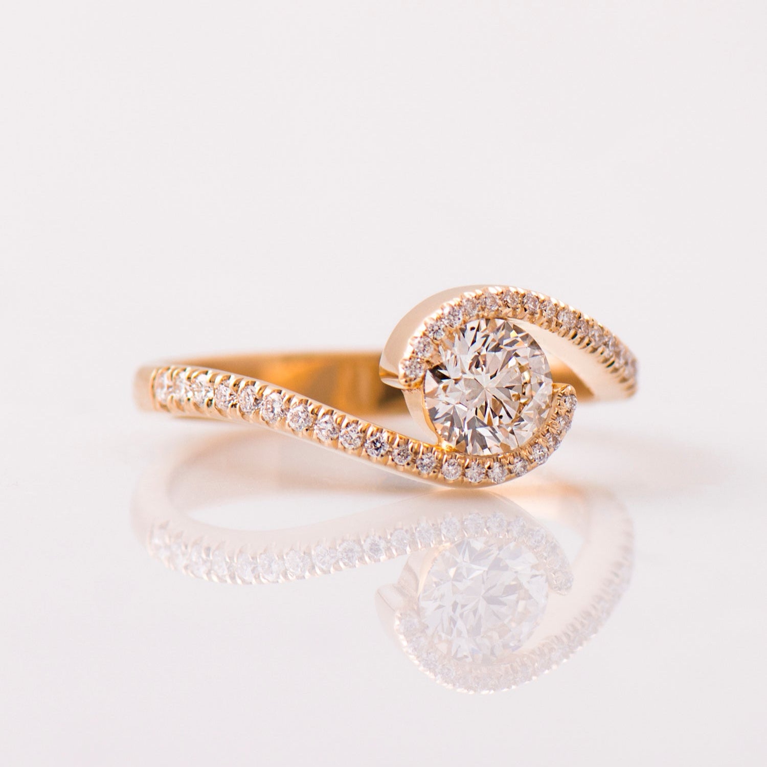 Bypass Engagement Ring