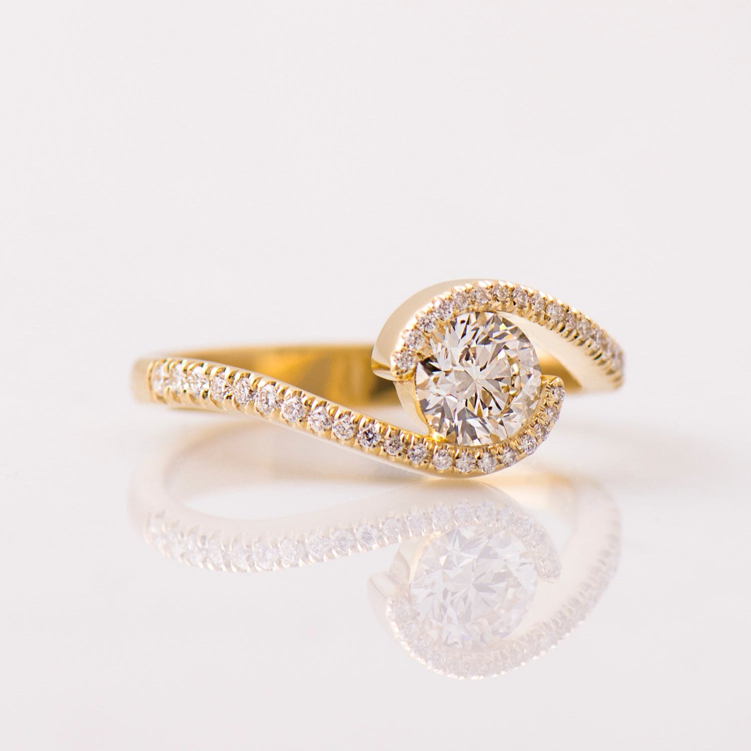 Bypass Engagement Ring