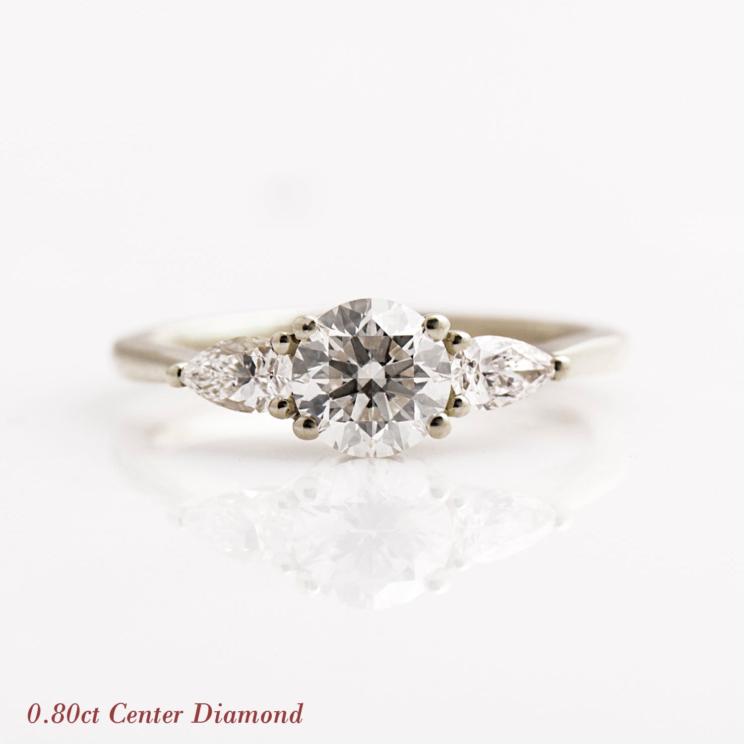 The 3 Stone Ring - Round & Pears