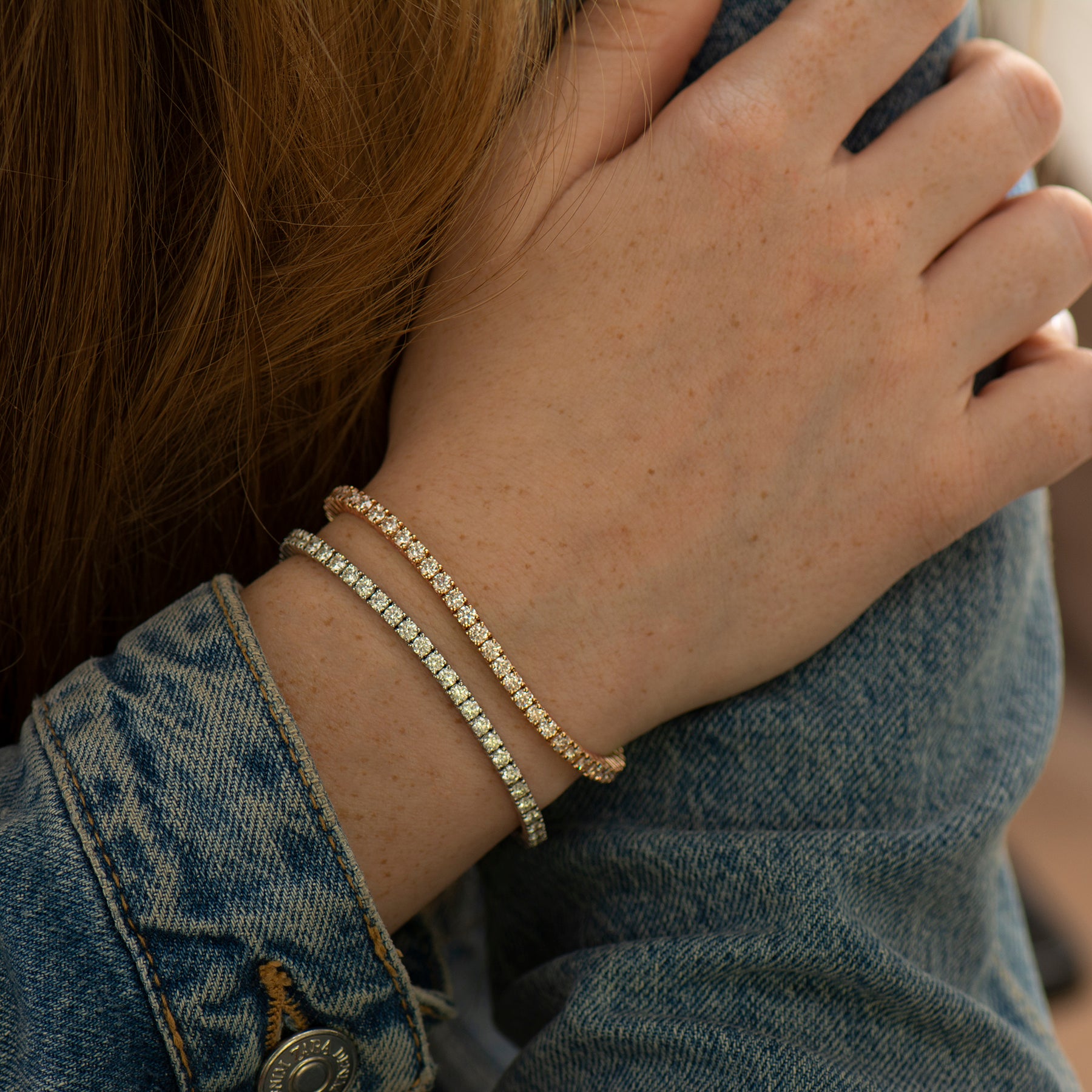 White Gold Tennis Bracelet