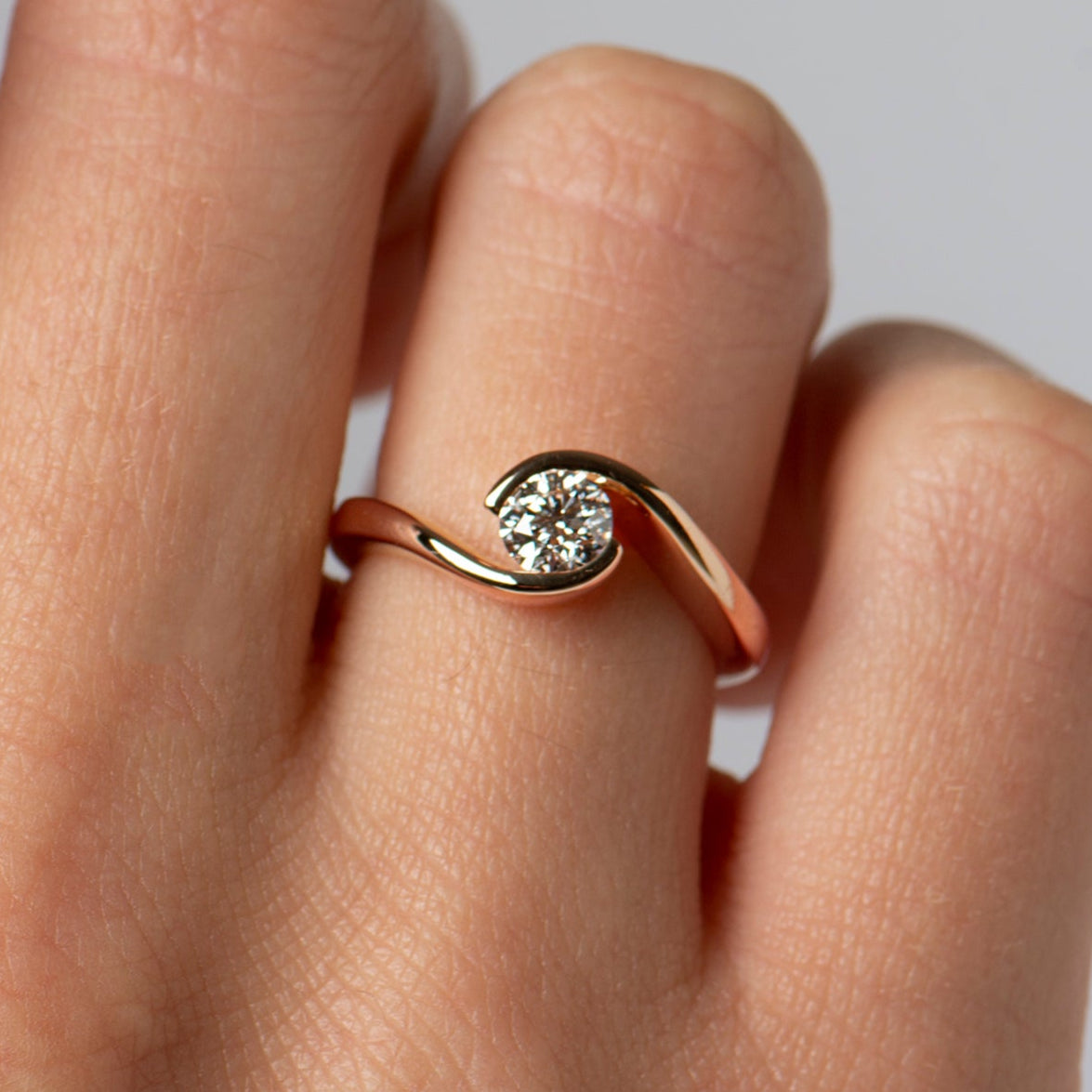 Twisted Engagement Ring