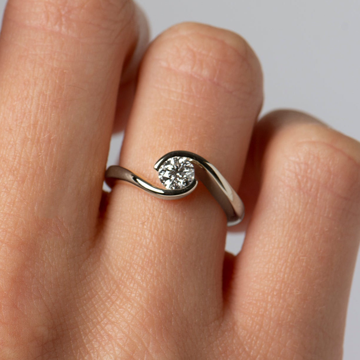 Twisted Engagement Ring