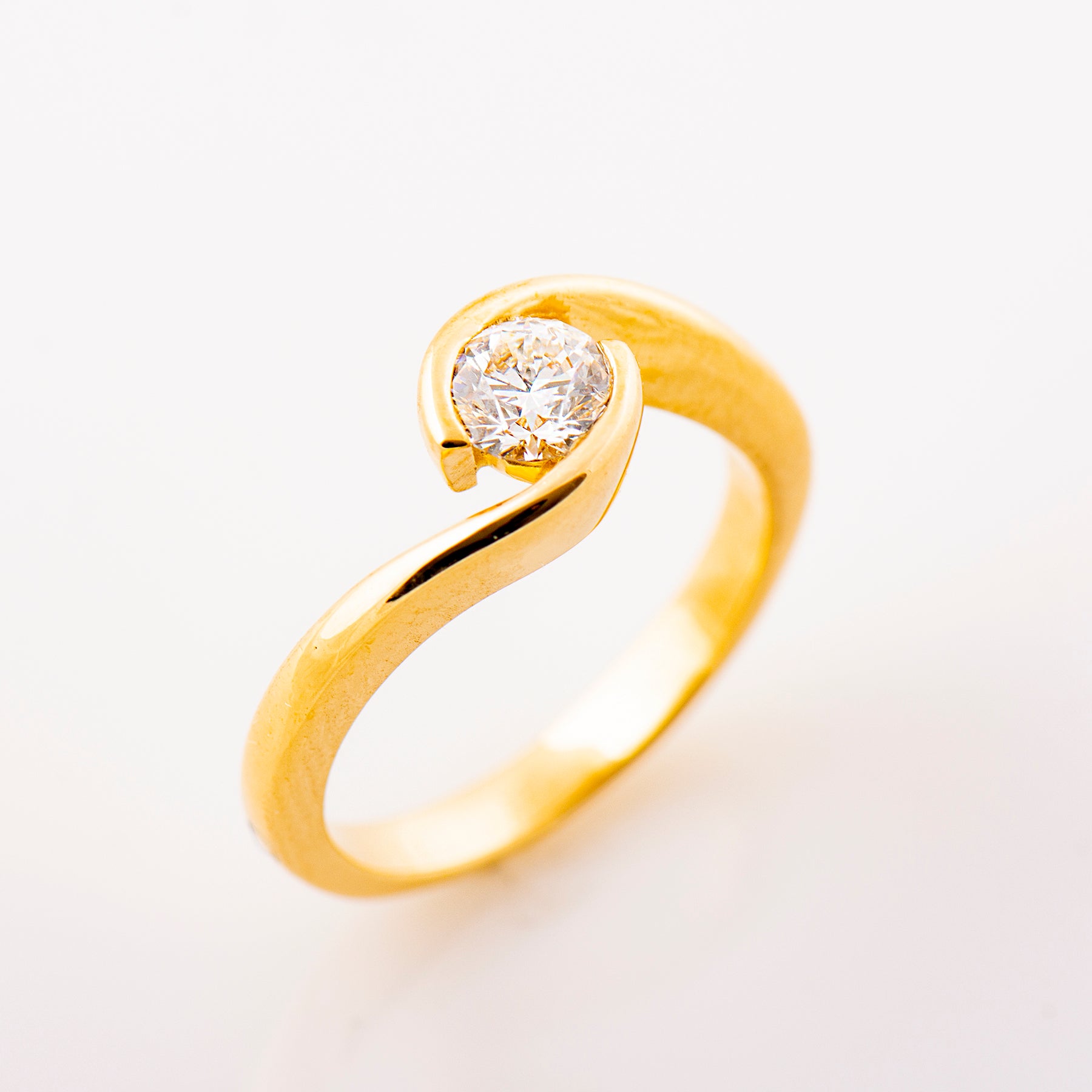 Twisted Engagement Ring