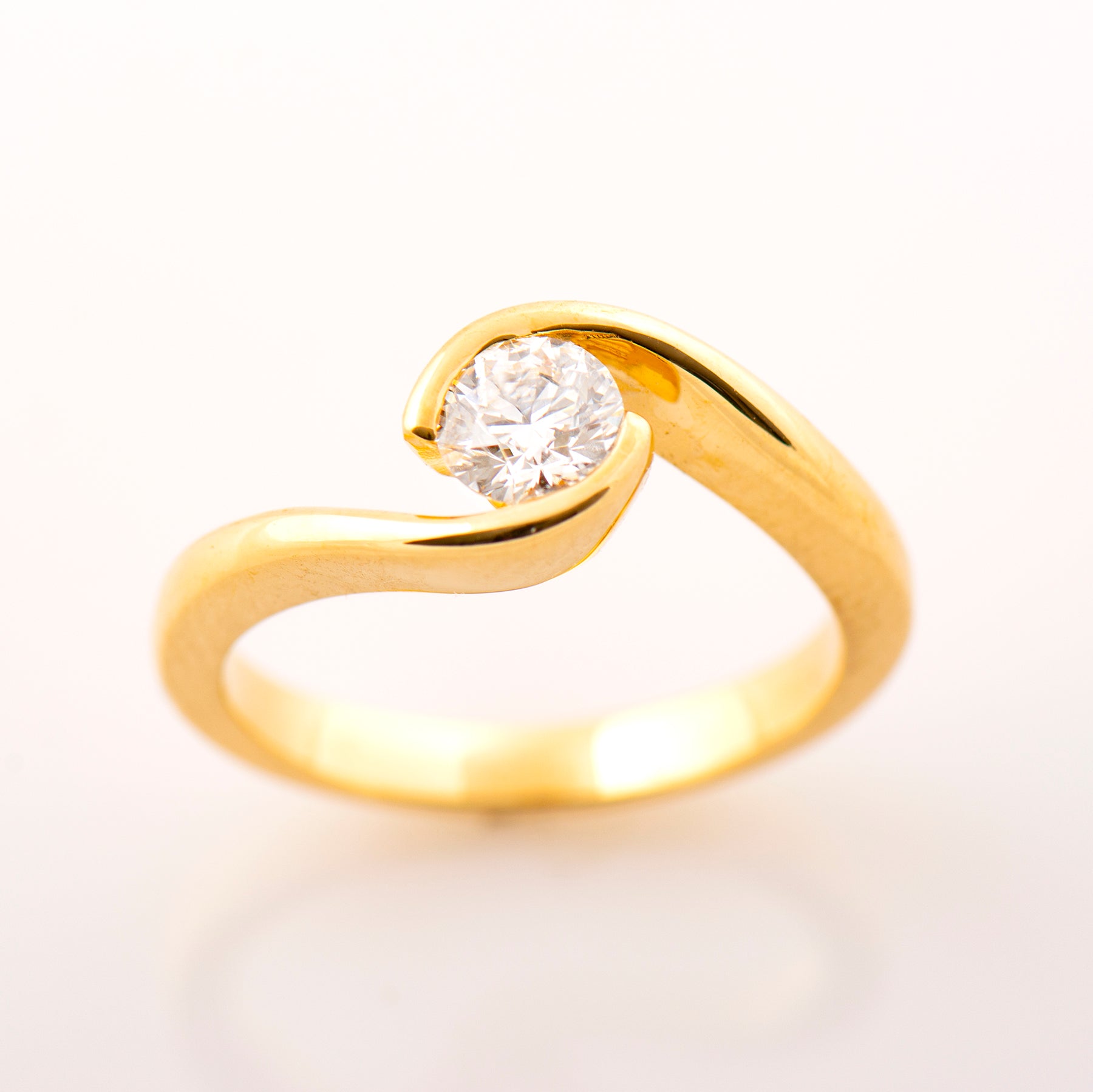 Twisted Engagement Ring