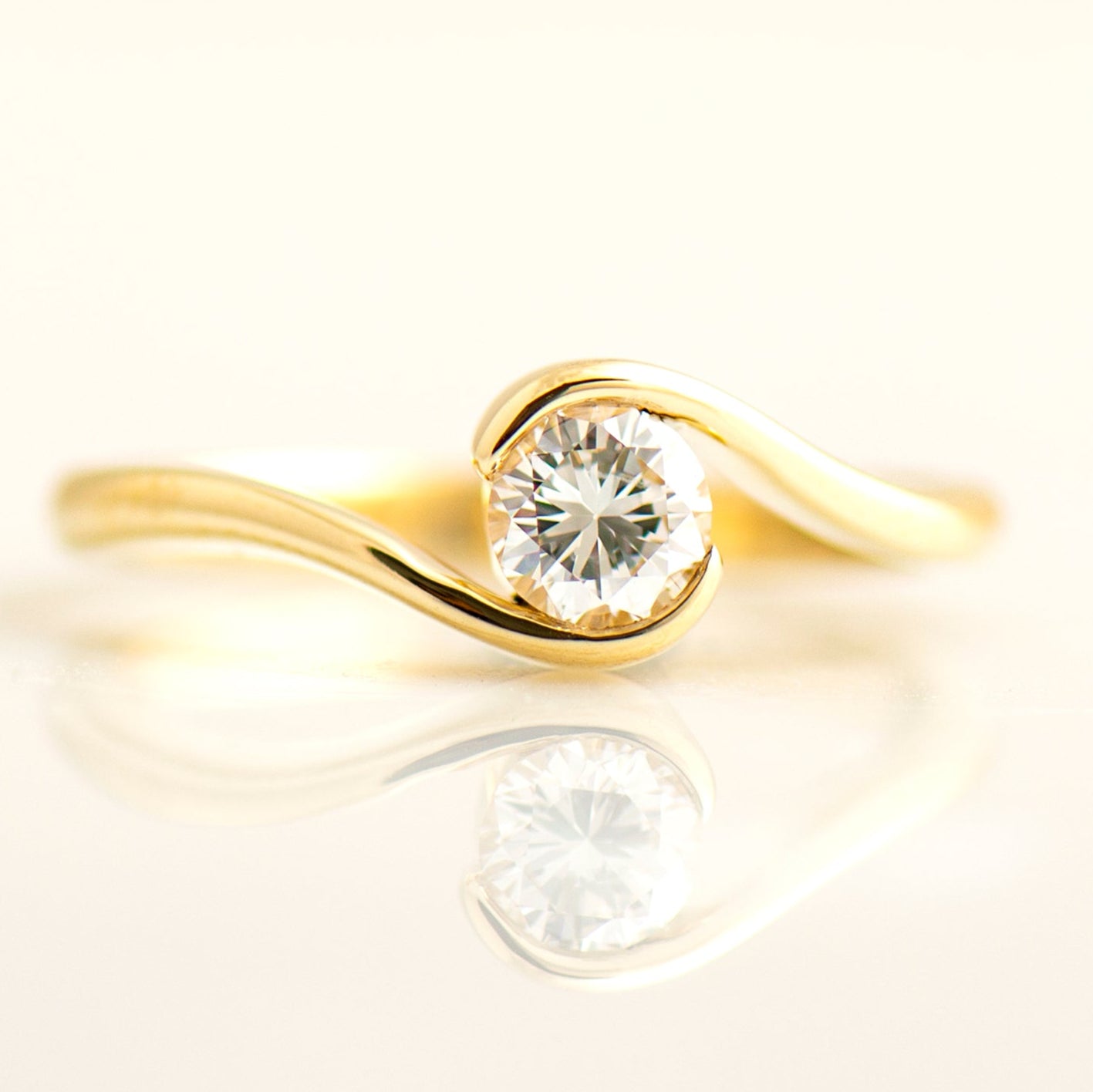 Twisted Engagement Ring