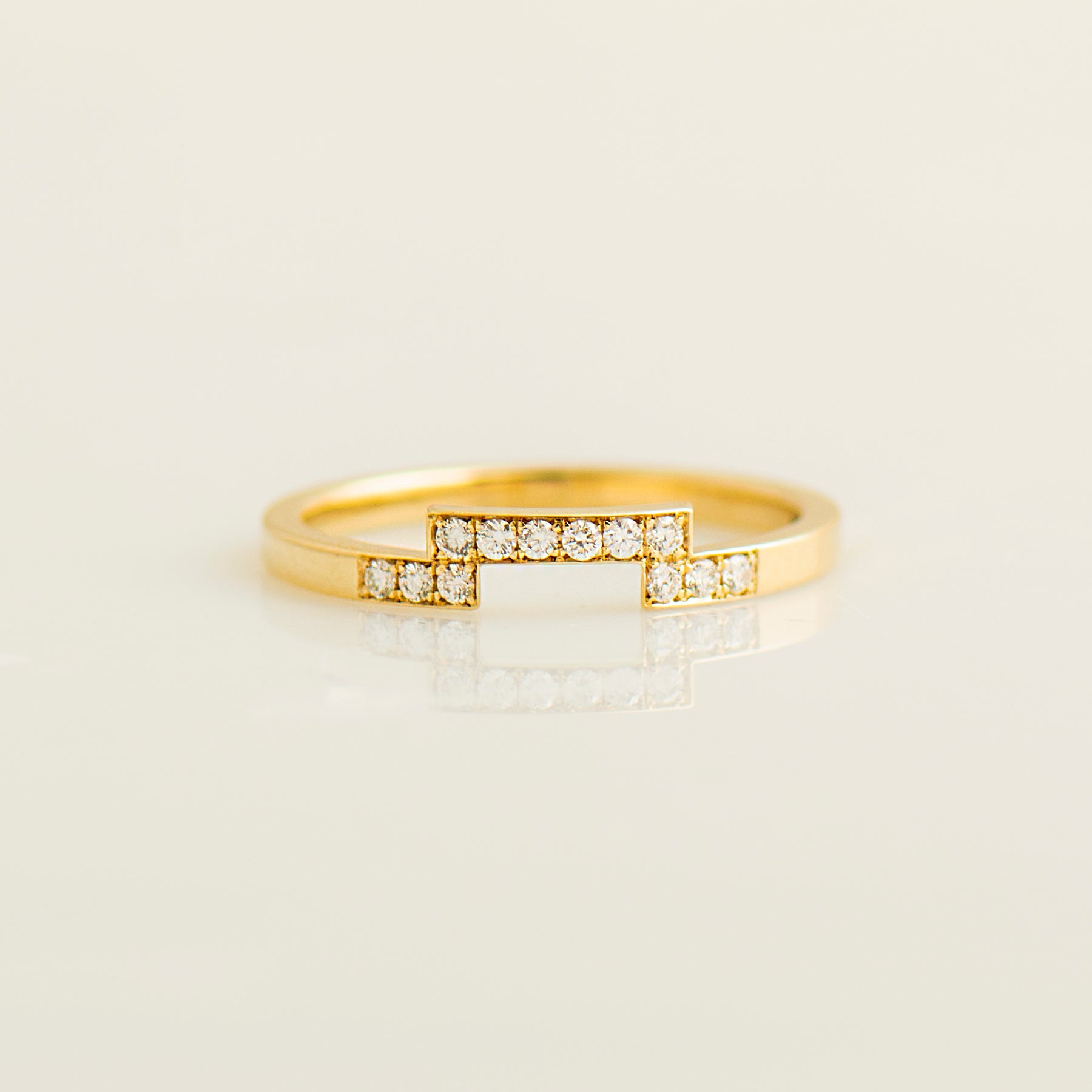 Tetris Diamond Ring