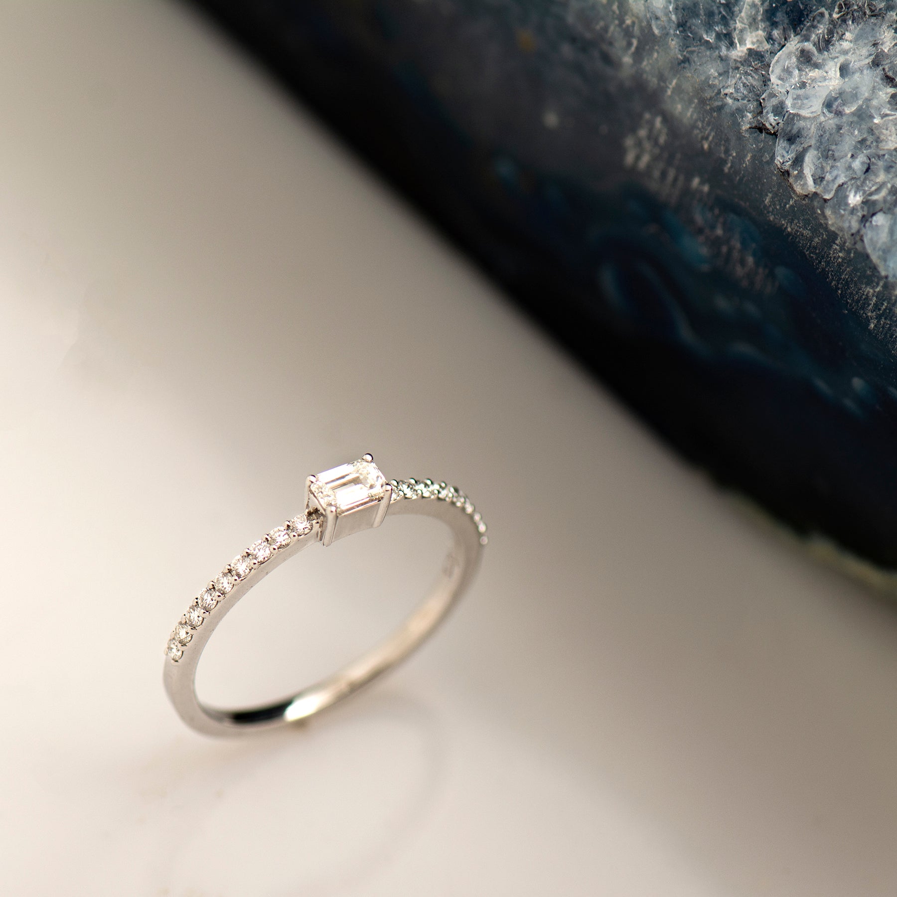 Emerald Diamond Ring