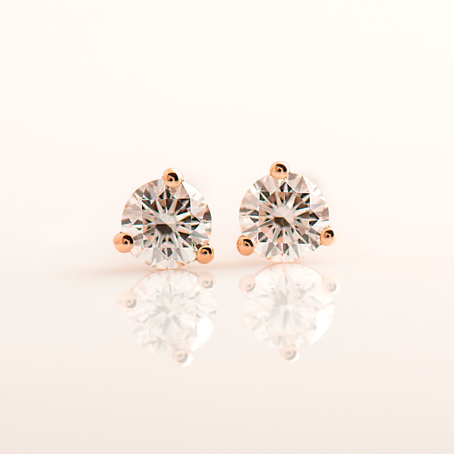 Round Studs With Prongs