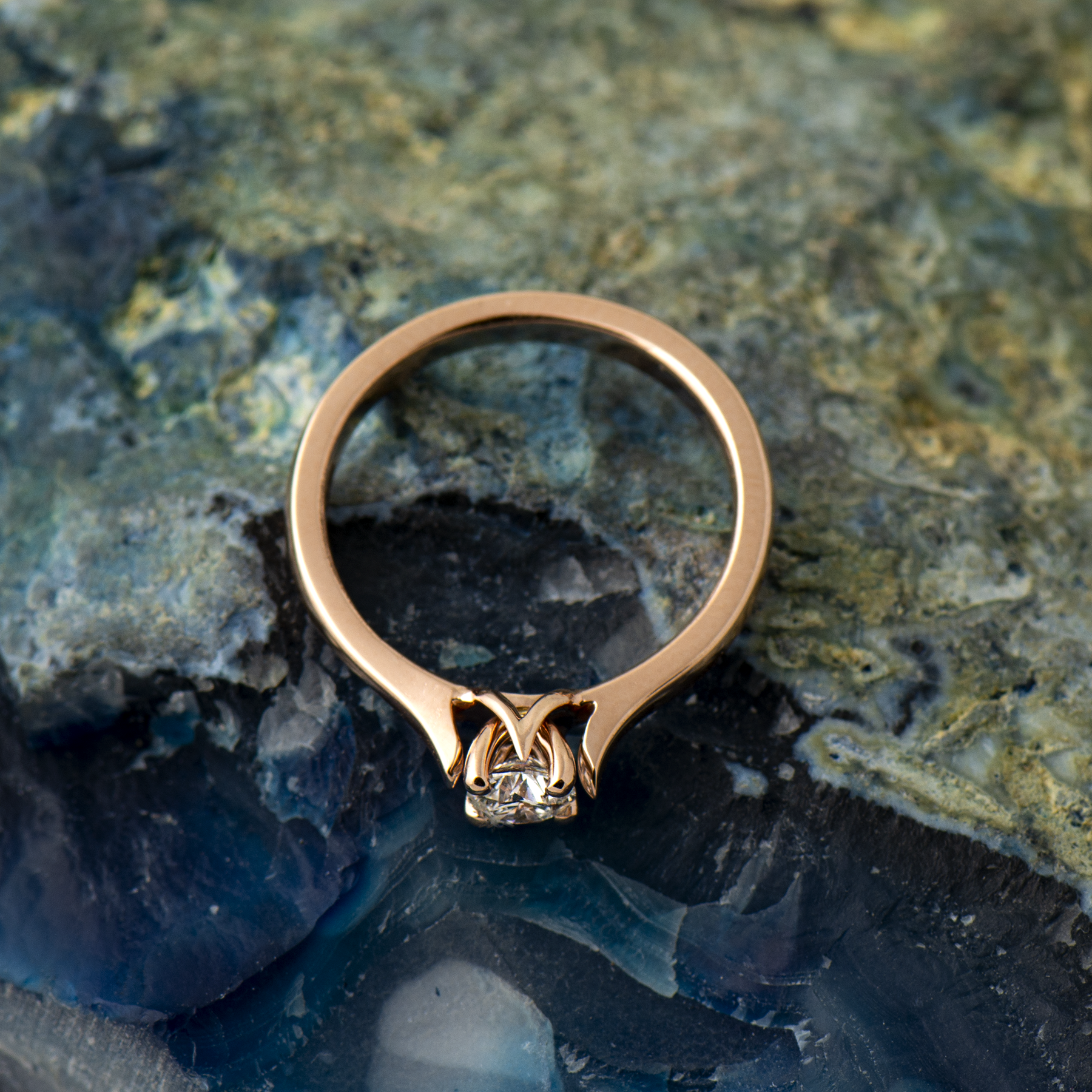 Solitaire Lab Diamond Ring