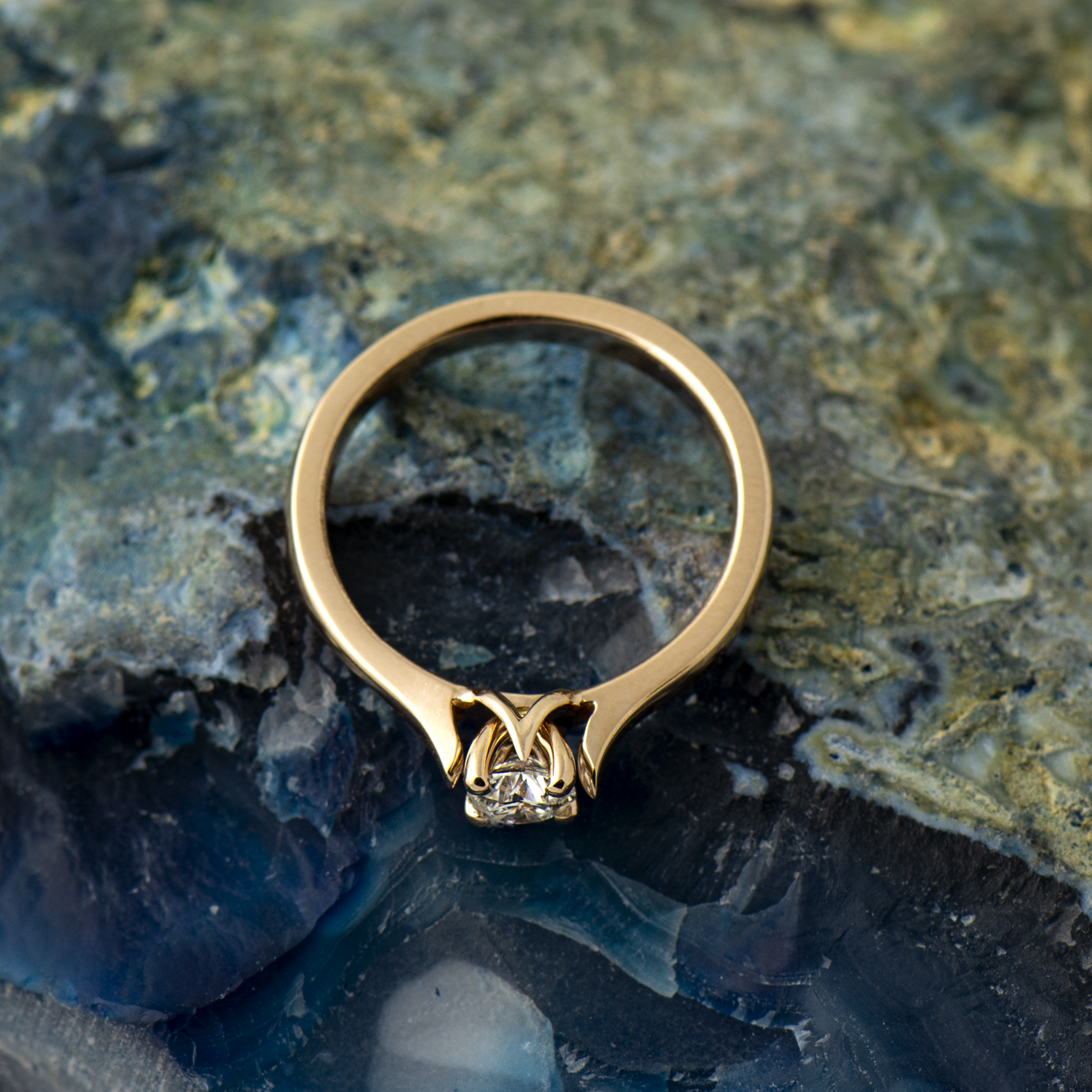 Solitaire Lab Diamond Ring