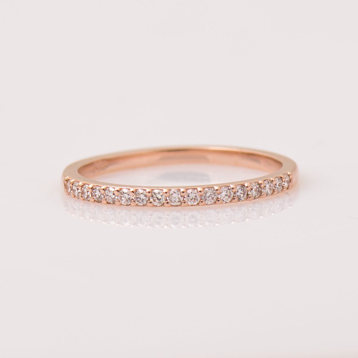 1.5 mm Half Eternity Ring