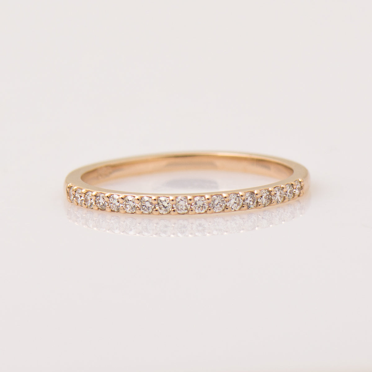 1.5 mm Half Eternity Ring
