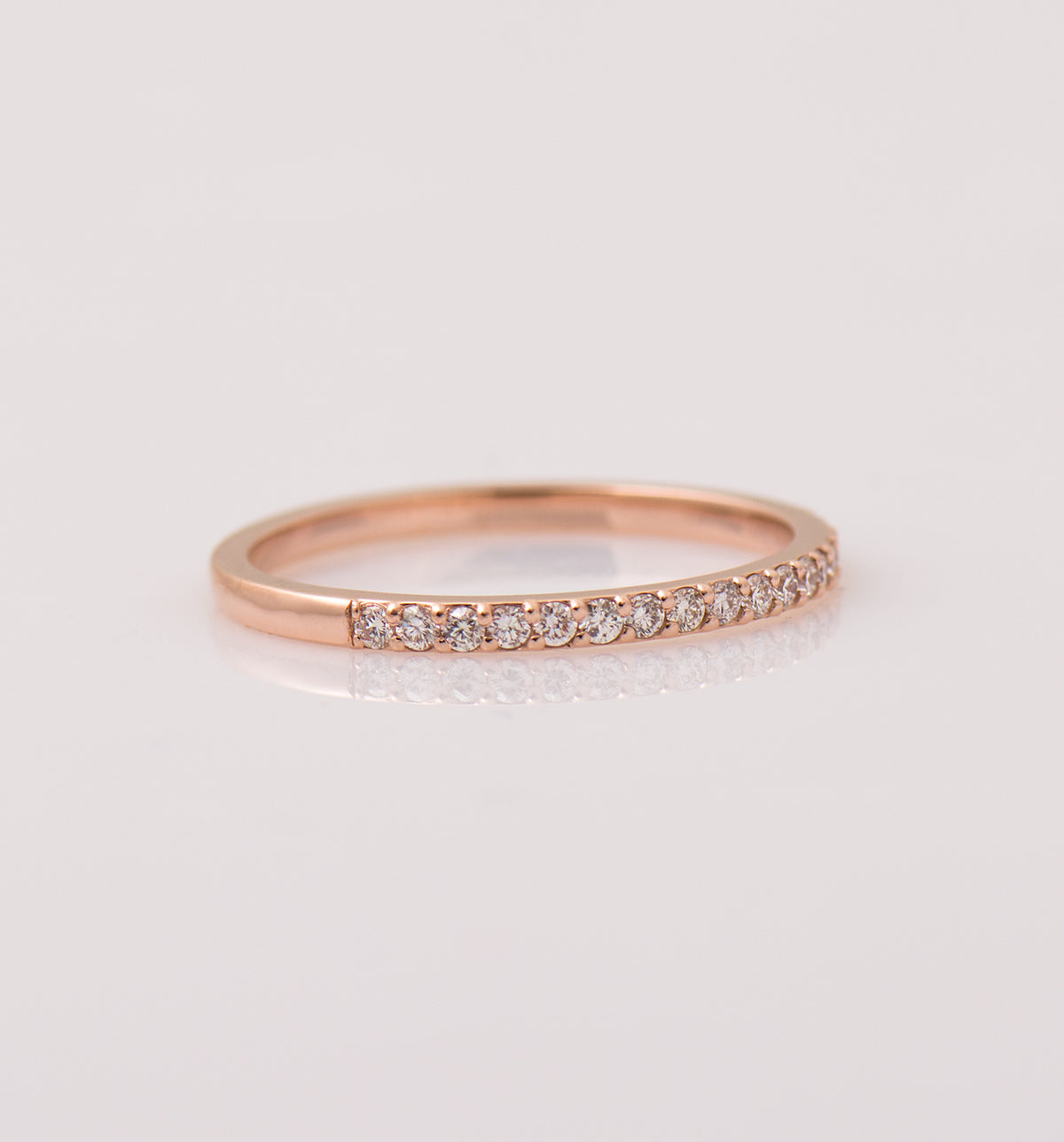 1.5 mm Half Eternity Ring