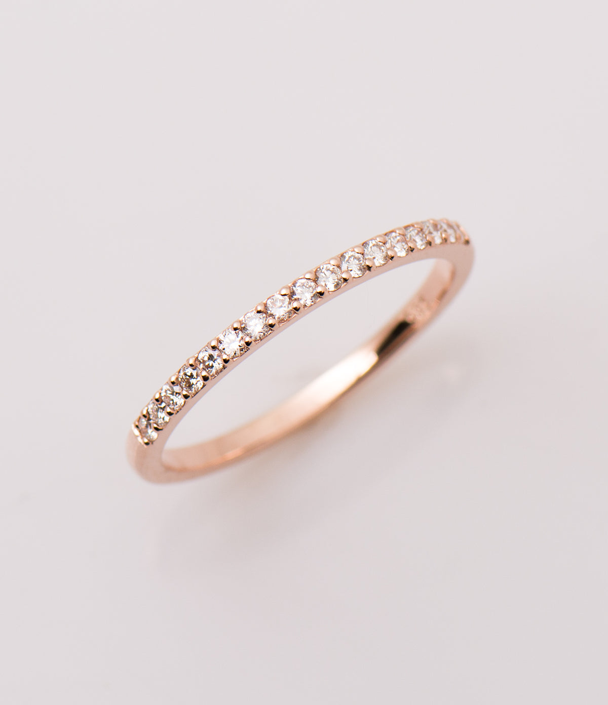 1.5 mm Half Eternity Ring