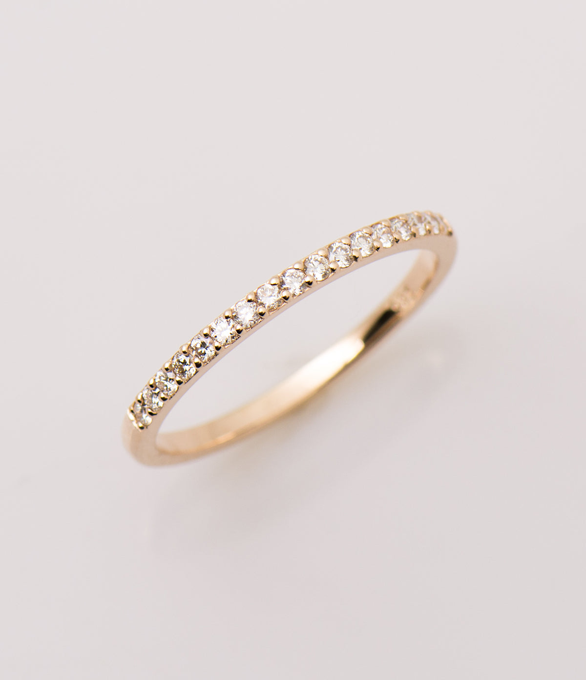1.5 mm Half Eternity Ring