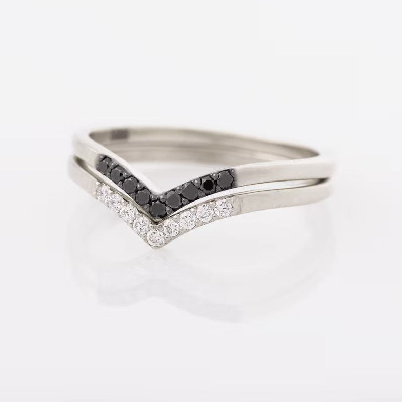 Chevron Rings Set