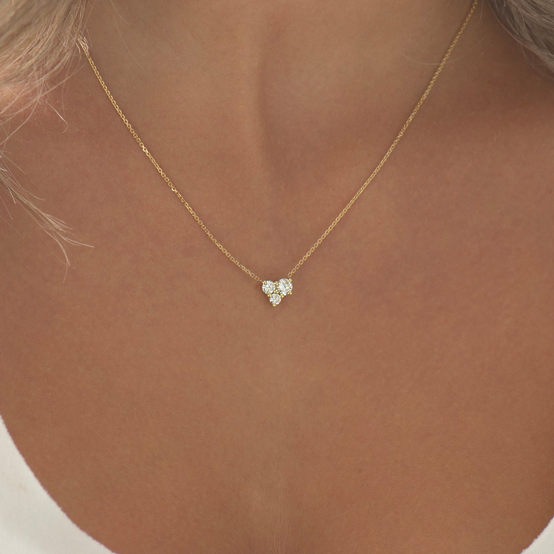 Asymmetric Heart Necklace