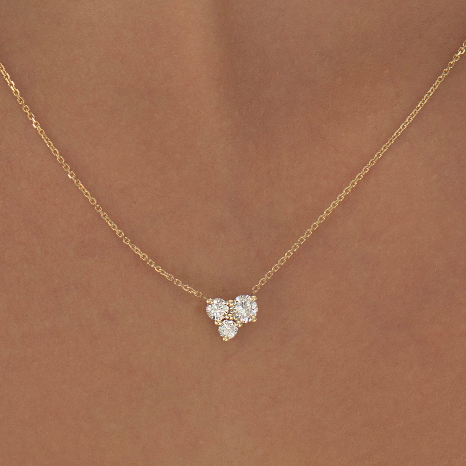 Asymmetric Heart Necklace
