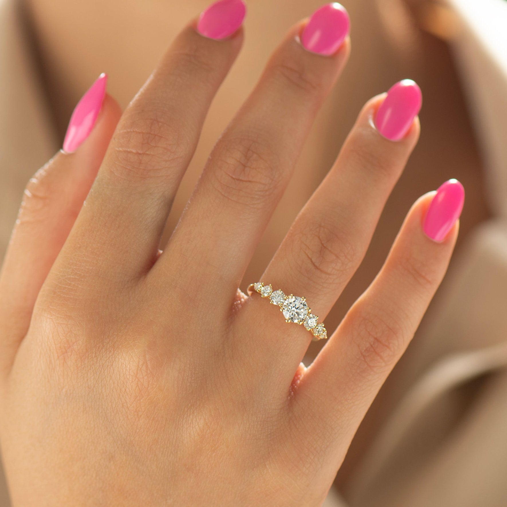 Royal Crown Engagement Ring