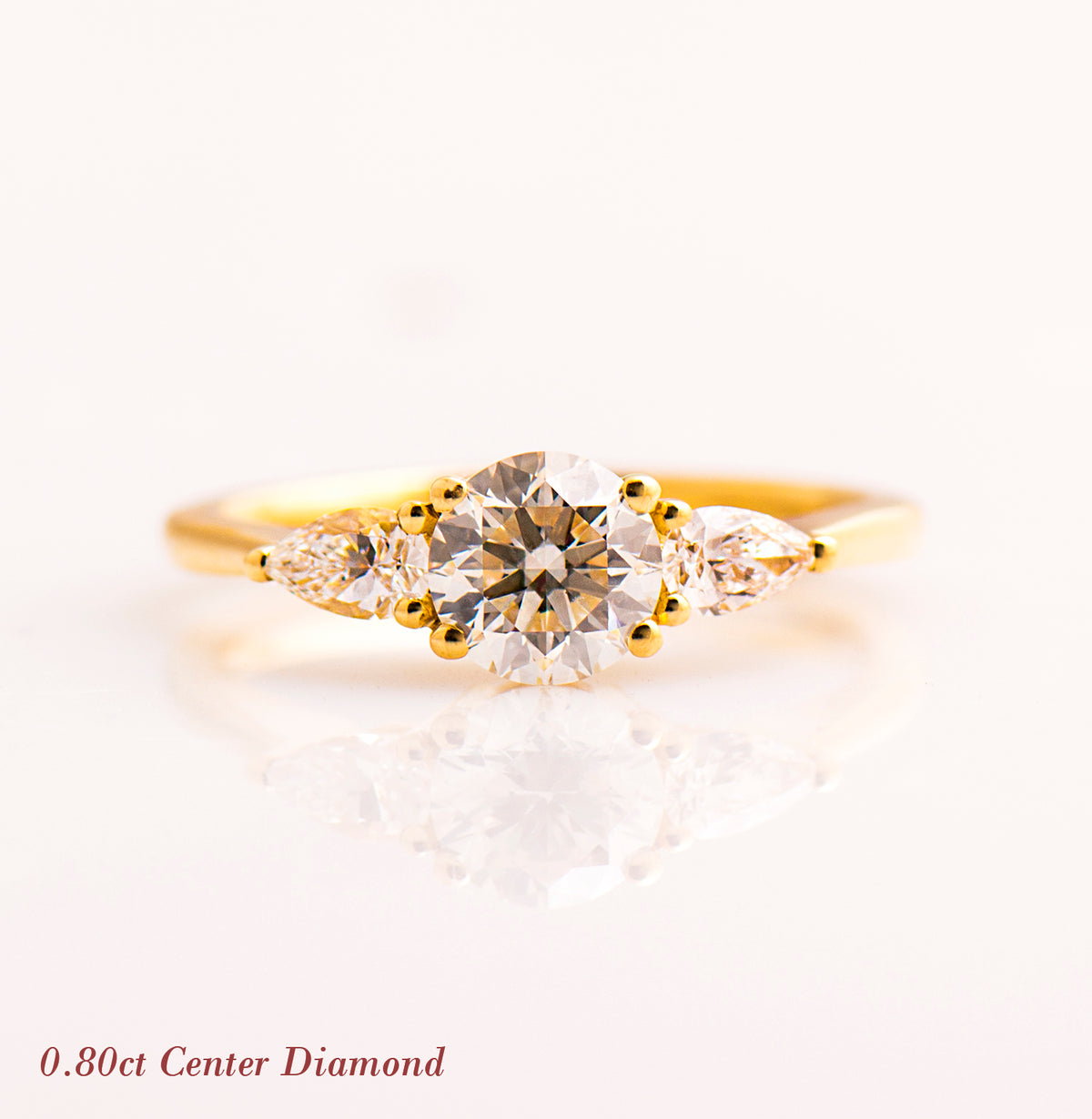Three Stones Engagement Ring