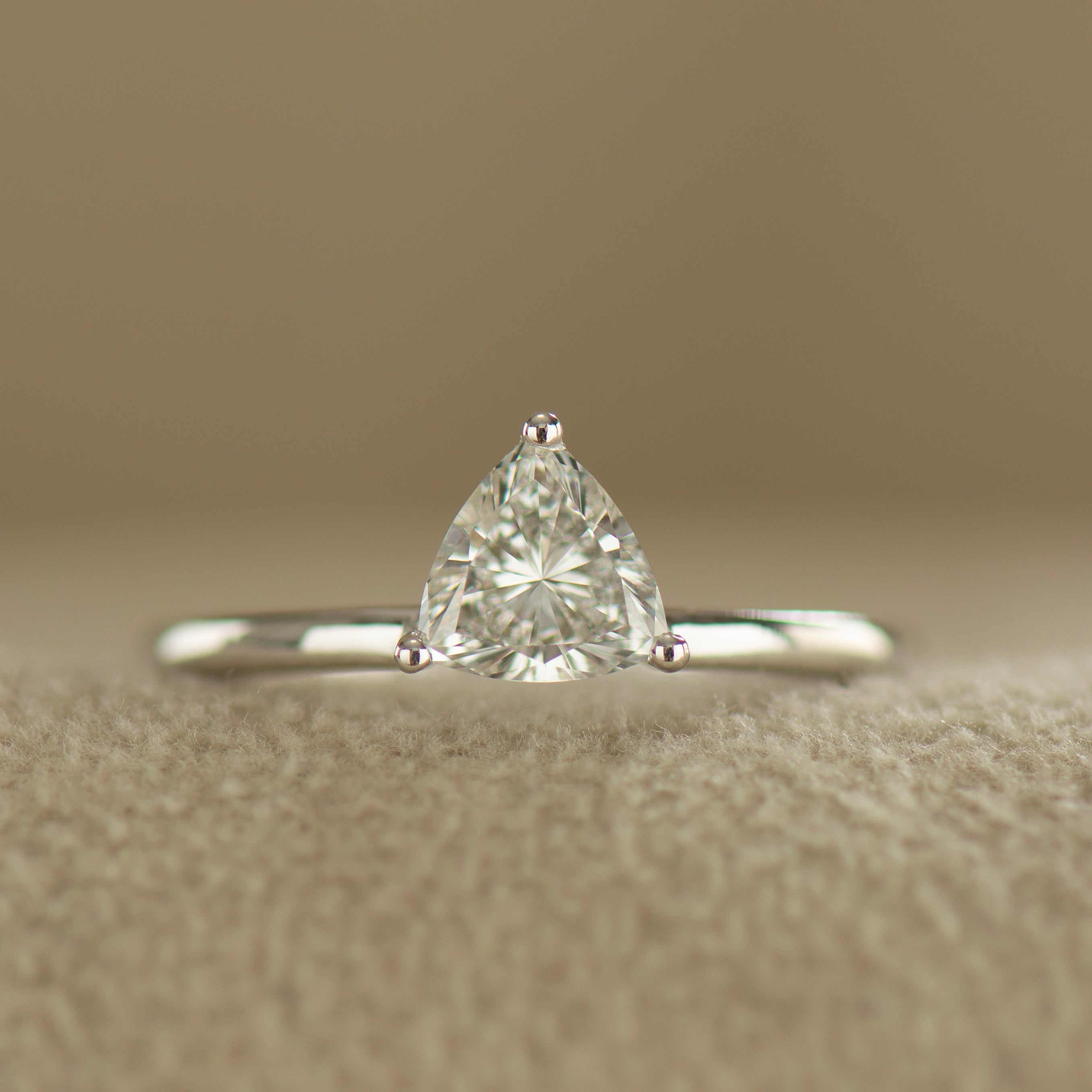 Trillion Engagement Ring