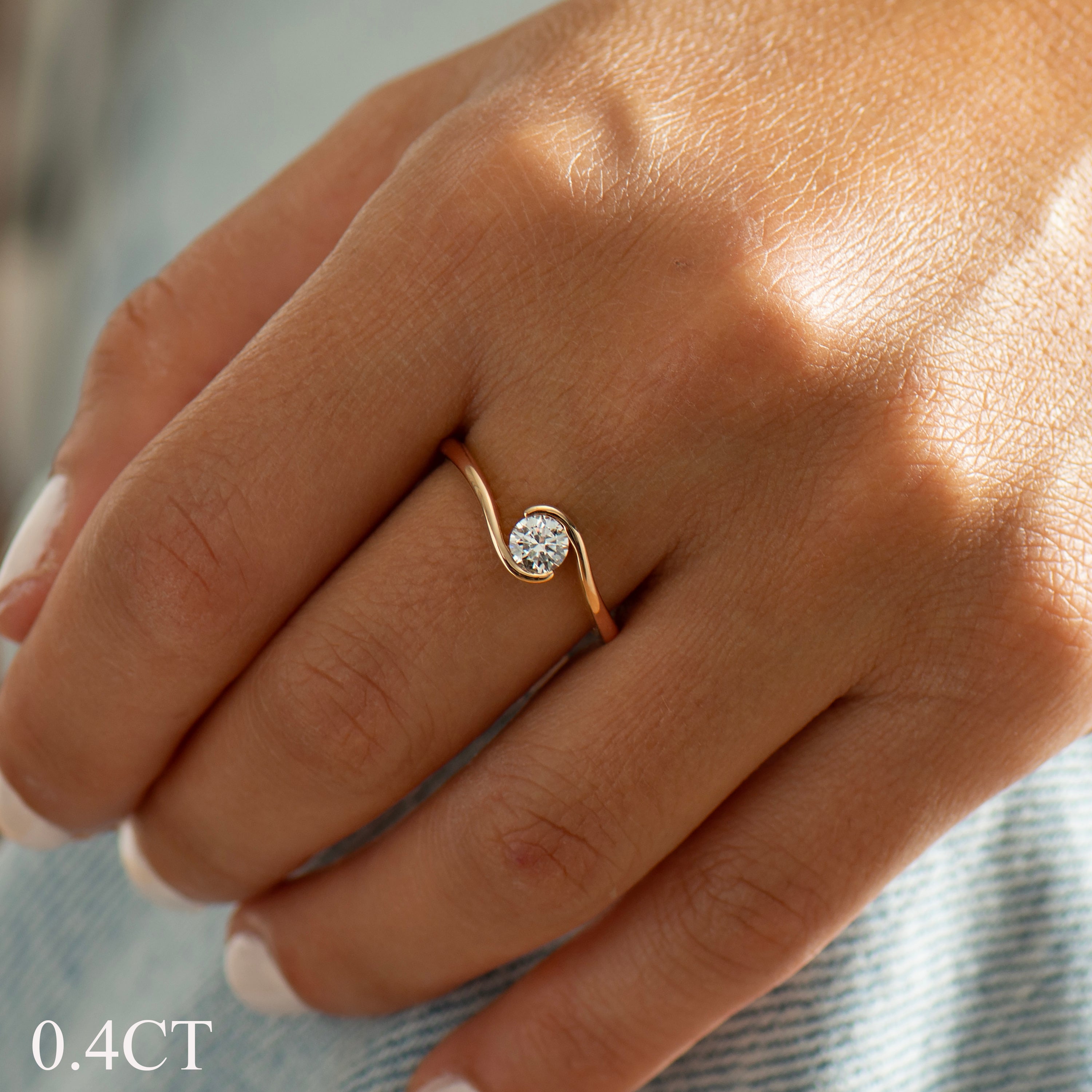 Twisted Engagement Ring