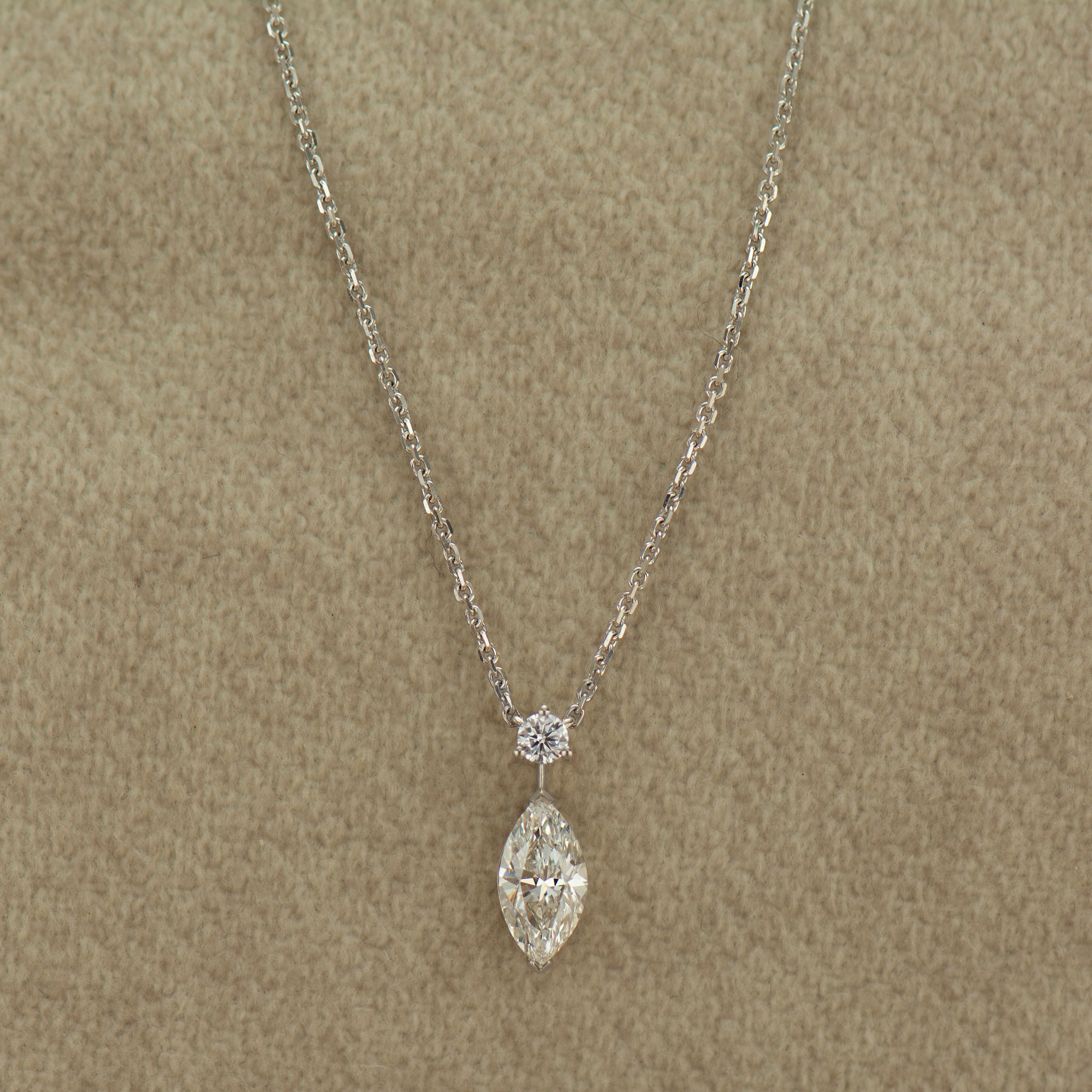 Marquise Diamond Necklace